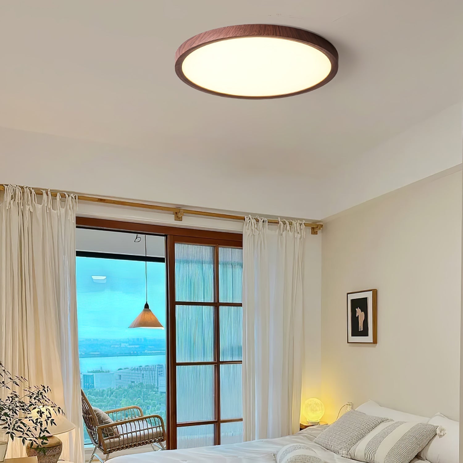 Ivera Ultrathin Round Ceiling Light - Lamp Copper