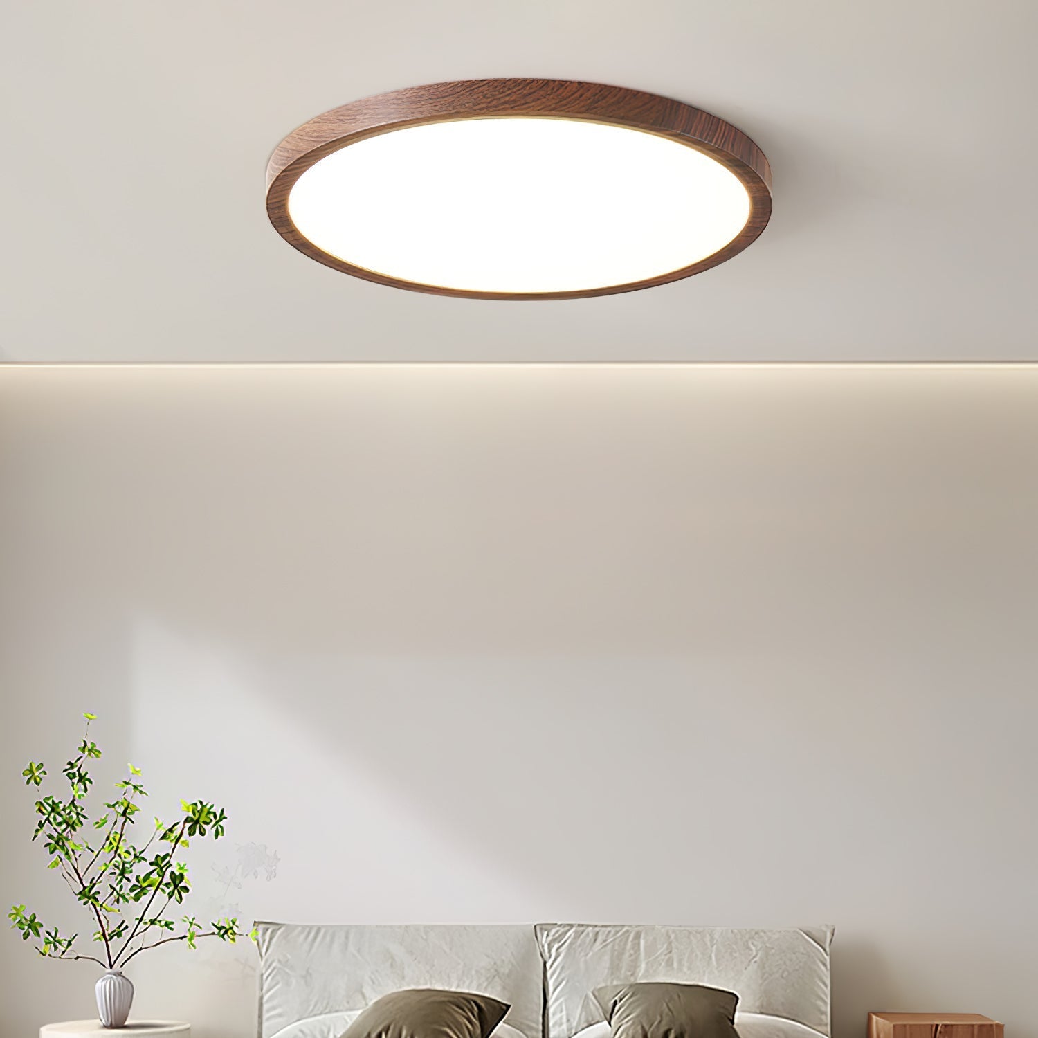Ivera Ultrathin Round Ceiling Light - Lamp Copper