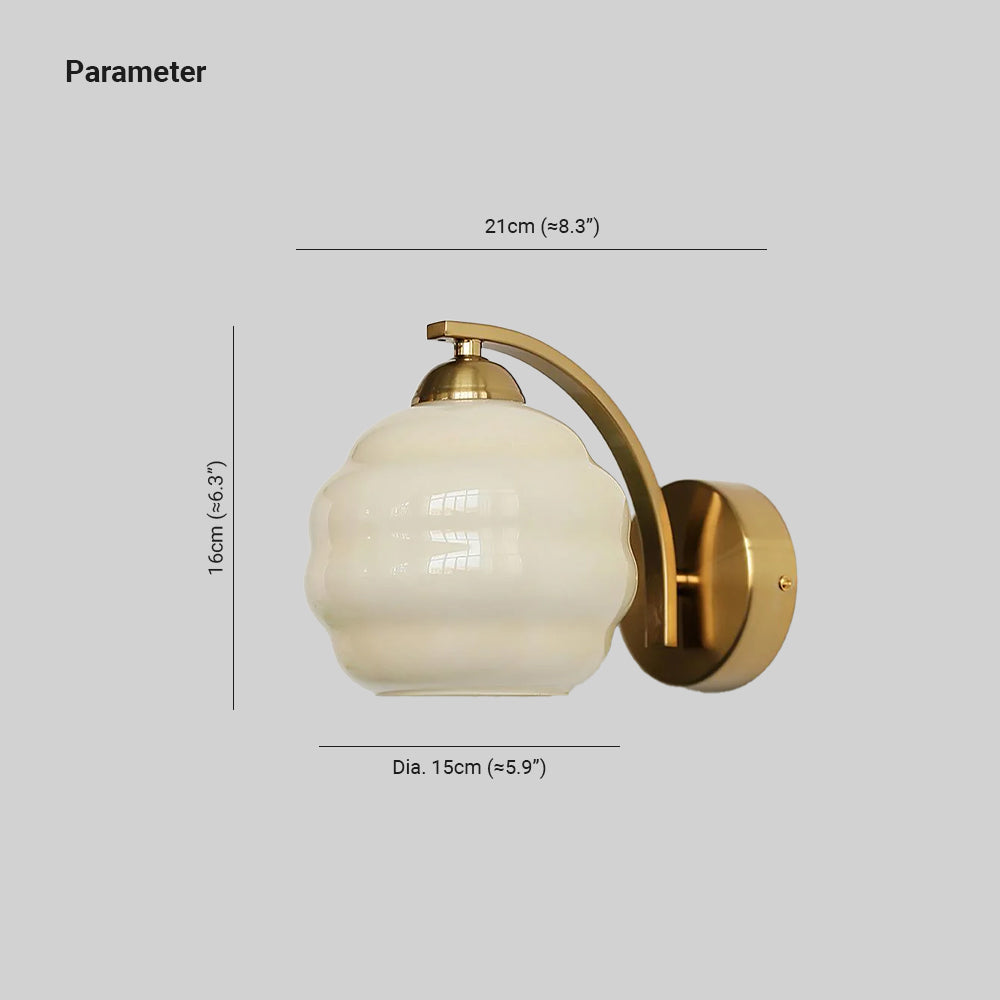 Nino Vintage Lantern Wall Lamp - Lamp Copper
