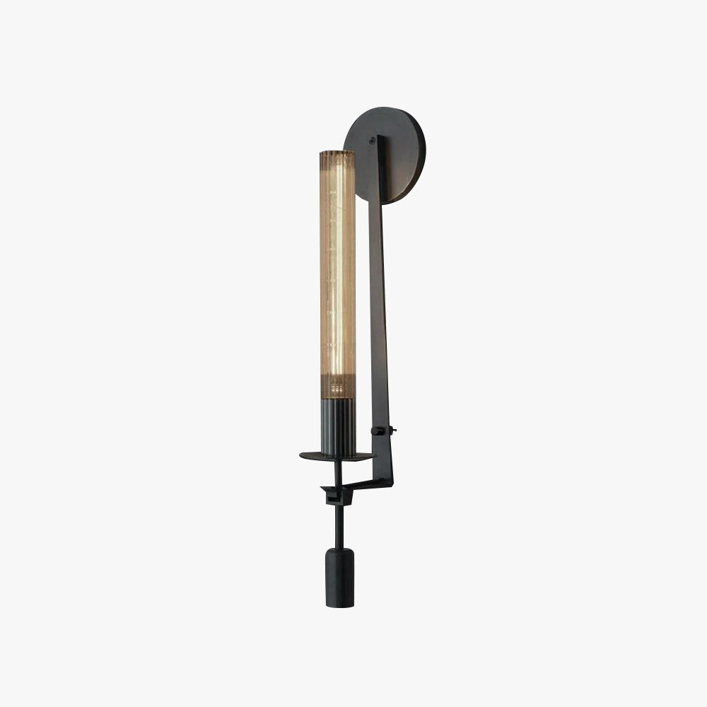 Lucian Indoor Wall Lamp Glass Farmhouse - Lamp Copper