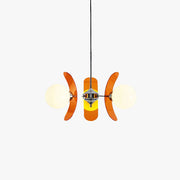 Ulano Chandelier Brown &Orange - Lamp Copper