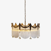 Elias Chandeliers Luxurious Glass Farmhouse - Lamp Copper
