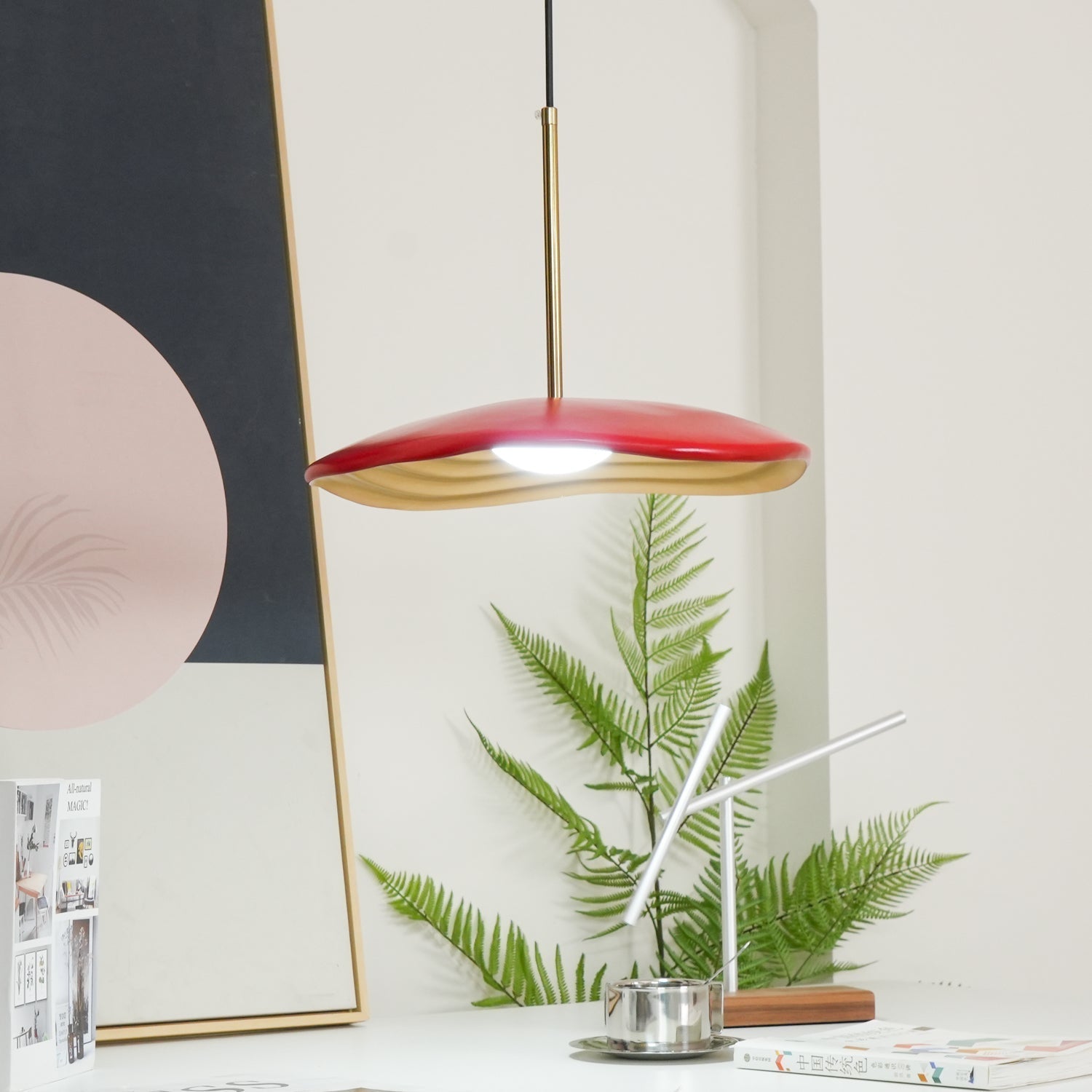 Ovelis Wave Pendant Lamp - Lamp Copper