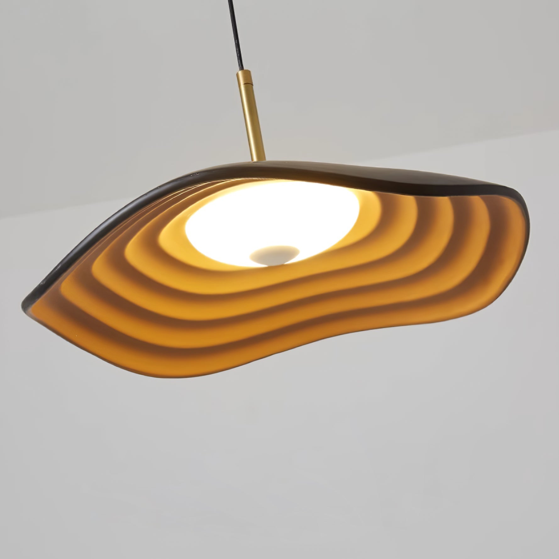Ovelis Wave Pendant Lamp - Lamp Copper