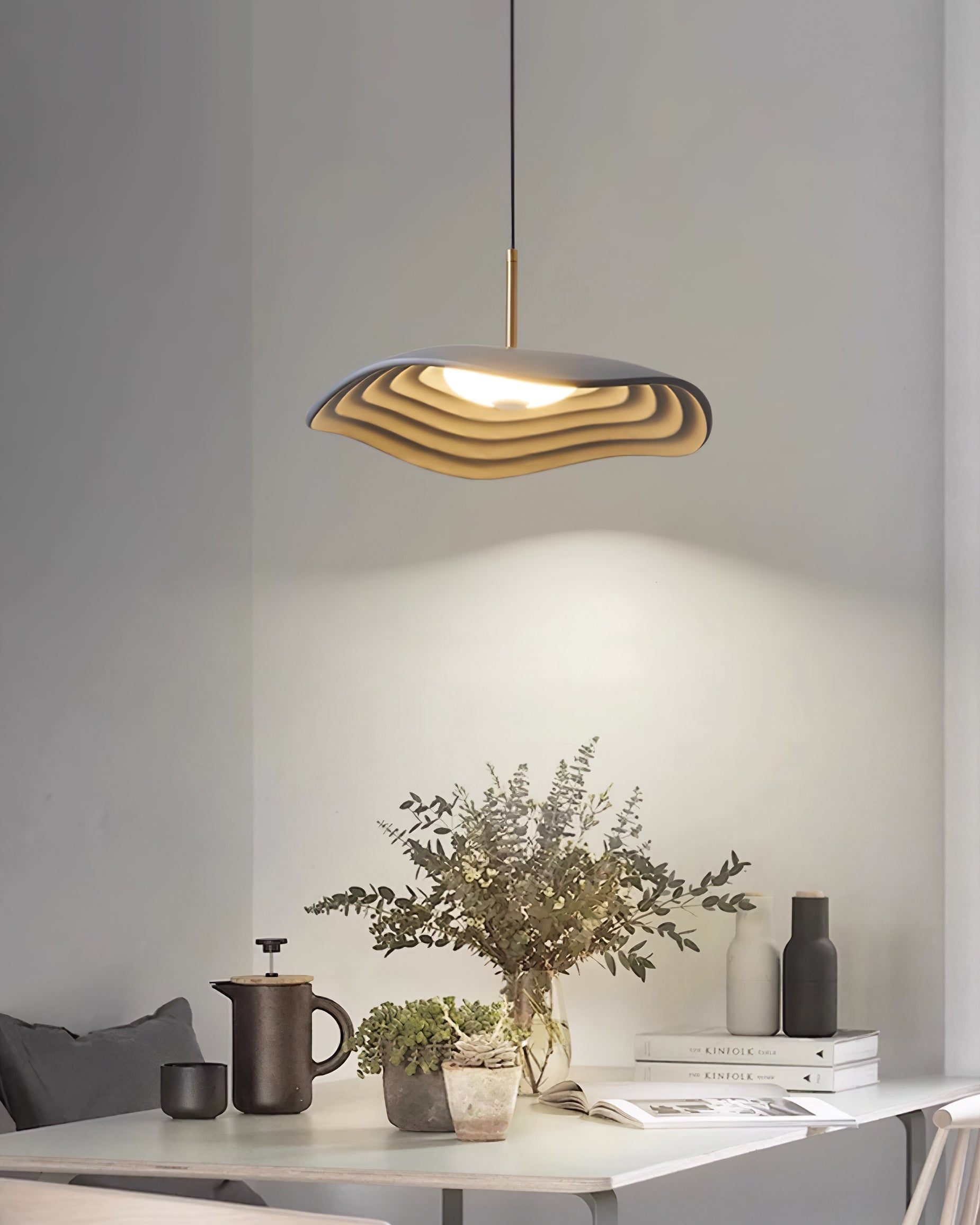 Ovelis Wave Pendant Lamp - Lamp Copper