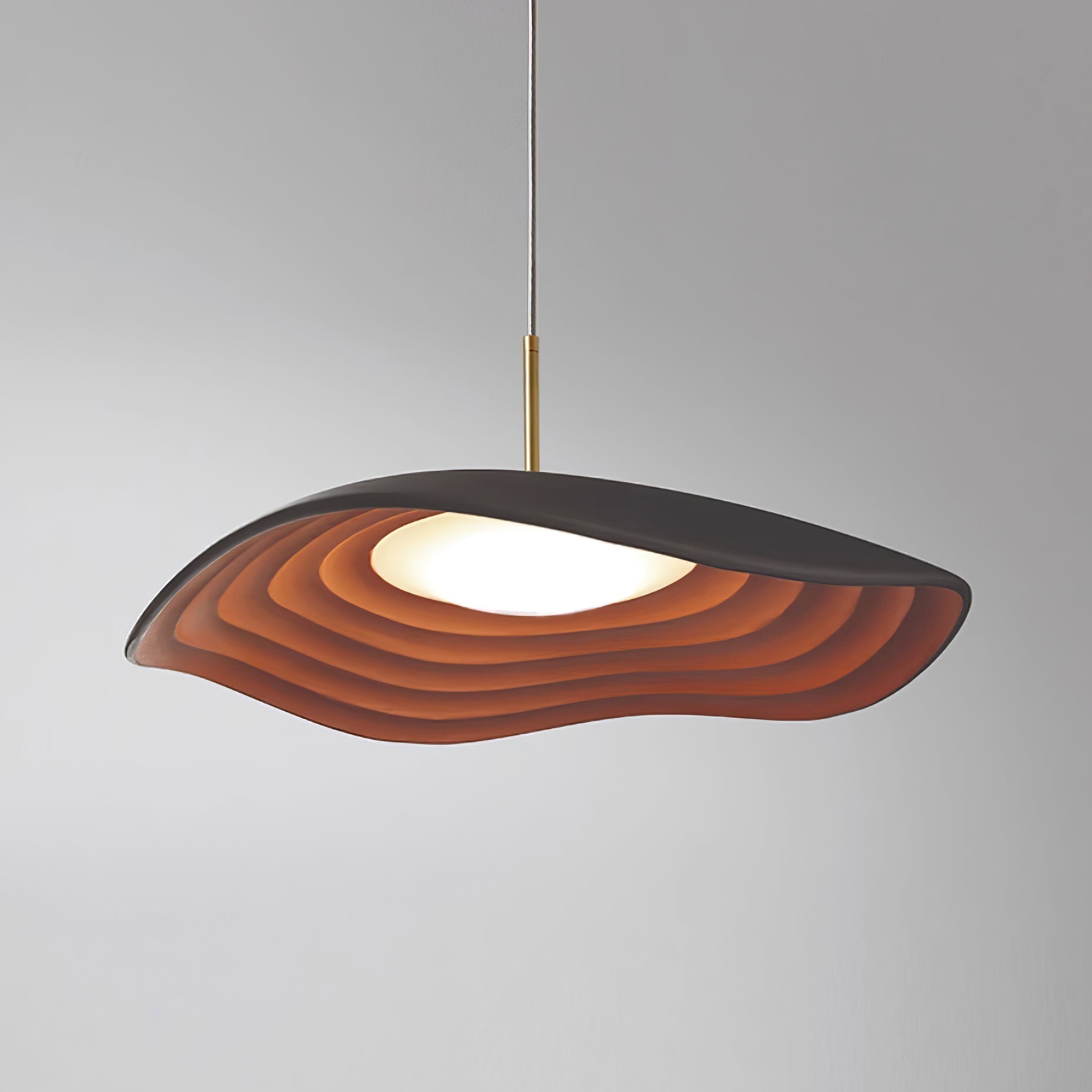 Ovelis Wave Pendant Lamp - Lamp Copper