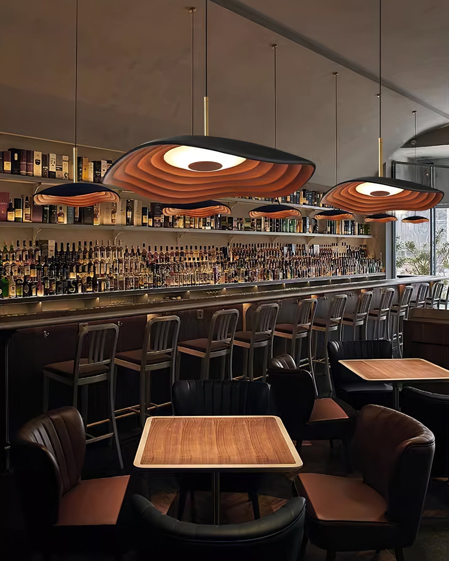 Ovelis Wave Pendant Lamp - Lamp Copper
