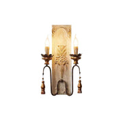 Elsoris Postmodern Luxury Wooden Metal Wall Lamp - Lamp Copper