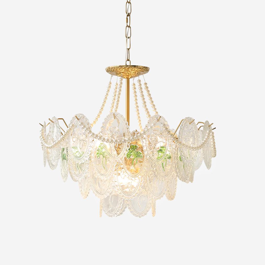 Havin Chandelier Lustrous pearls - Lamp Copper