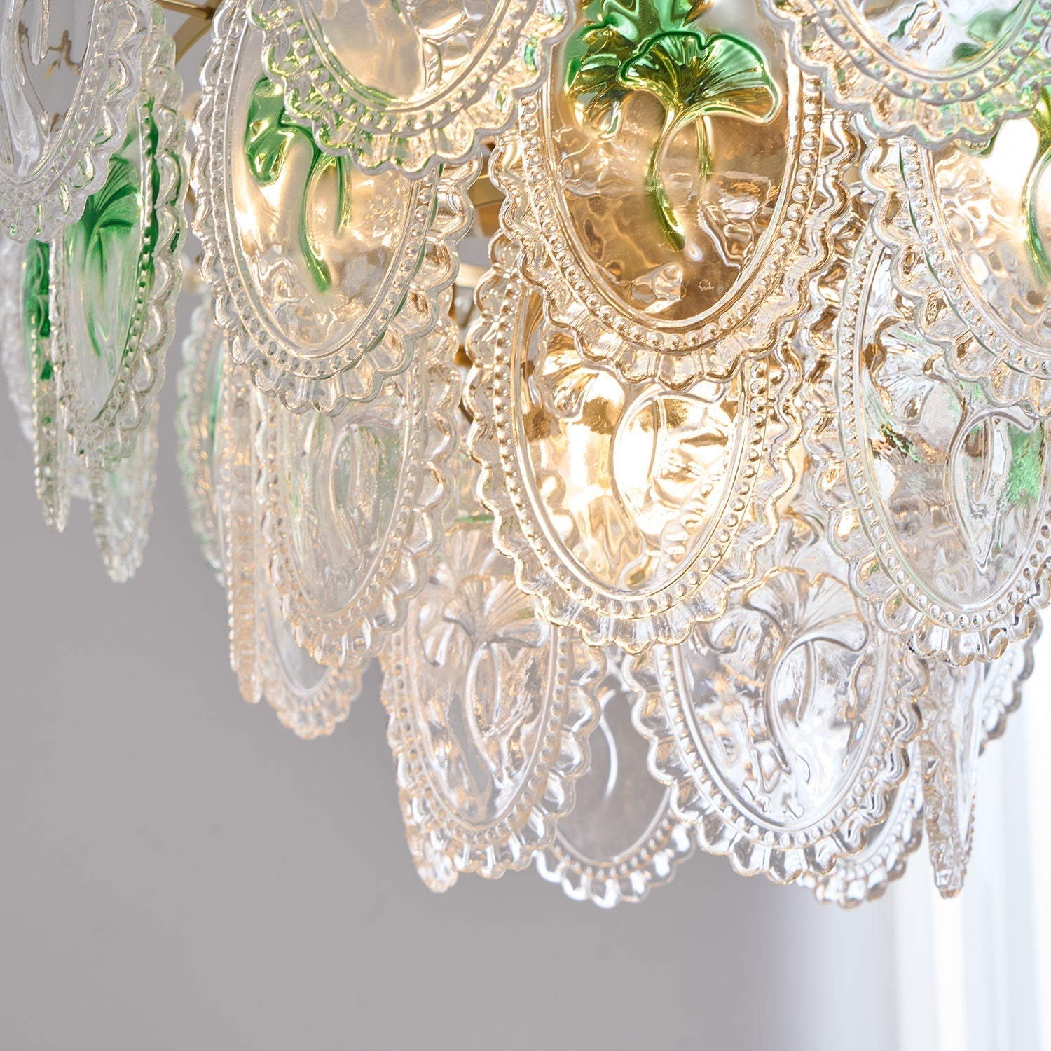 Havin Chandelier Lustrous pearls - Lamp Copper