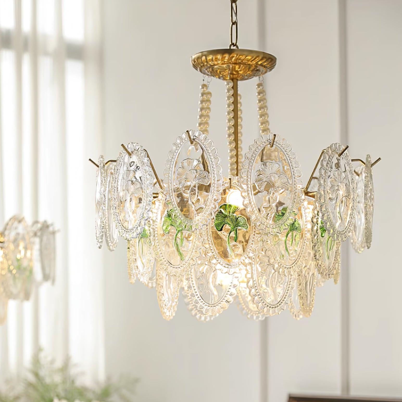 Havin Chandelier Lustrous pearls - Lamp Copper