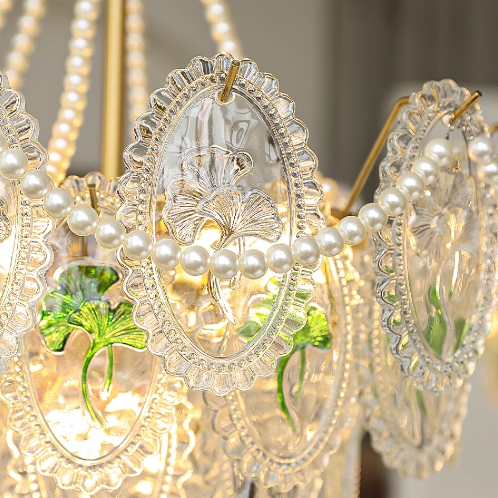 Havin Chandelier Lustrous pearls - Lamp Copper