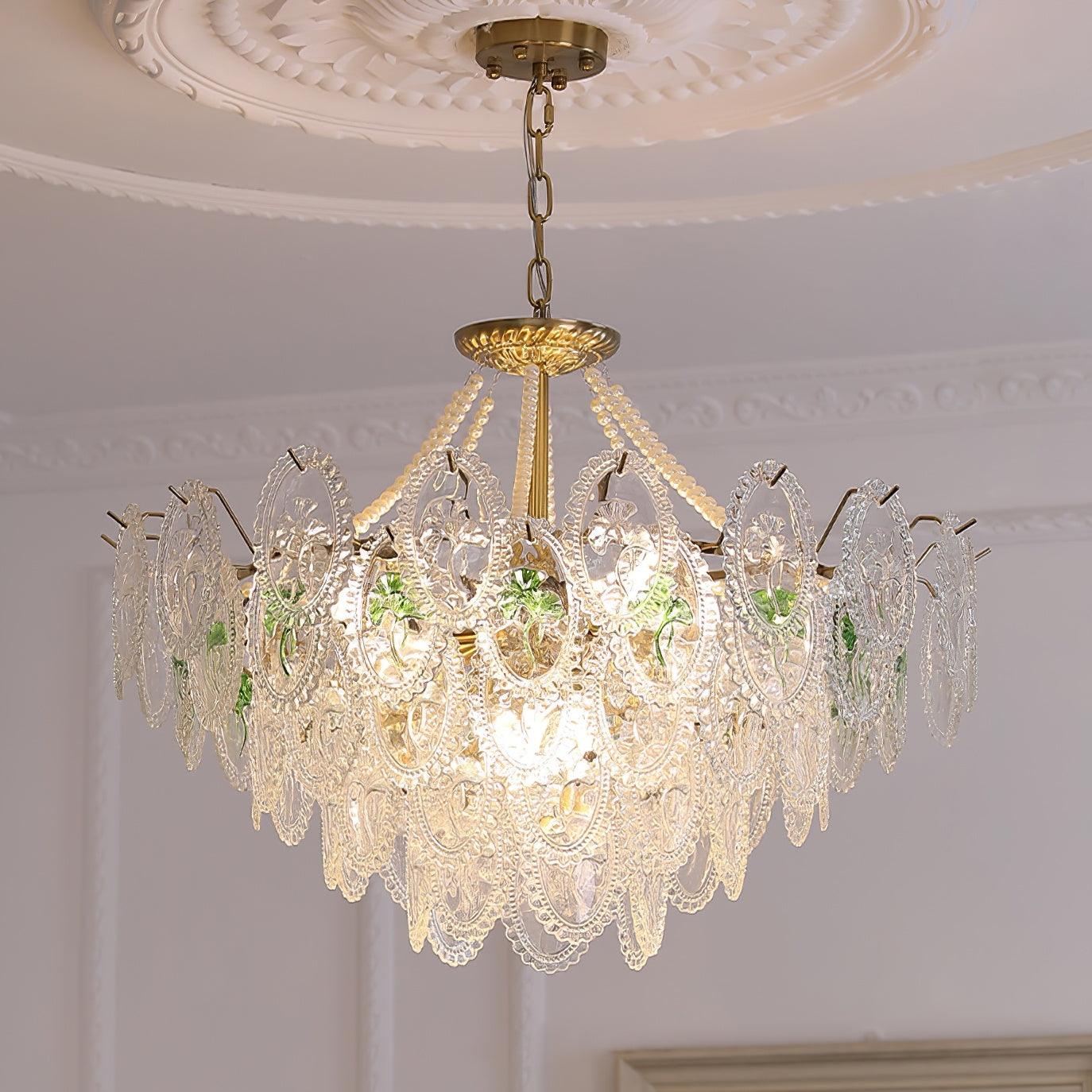 Havin Chandelier Lustrous pearls - Lamp Copper