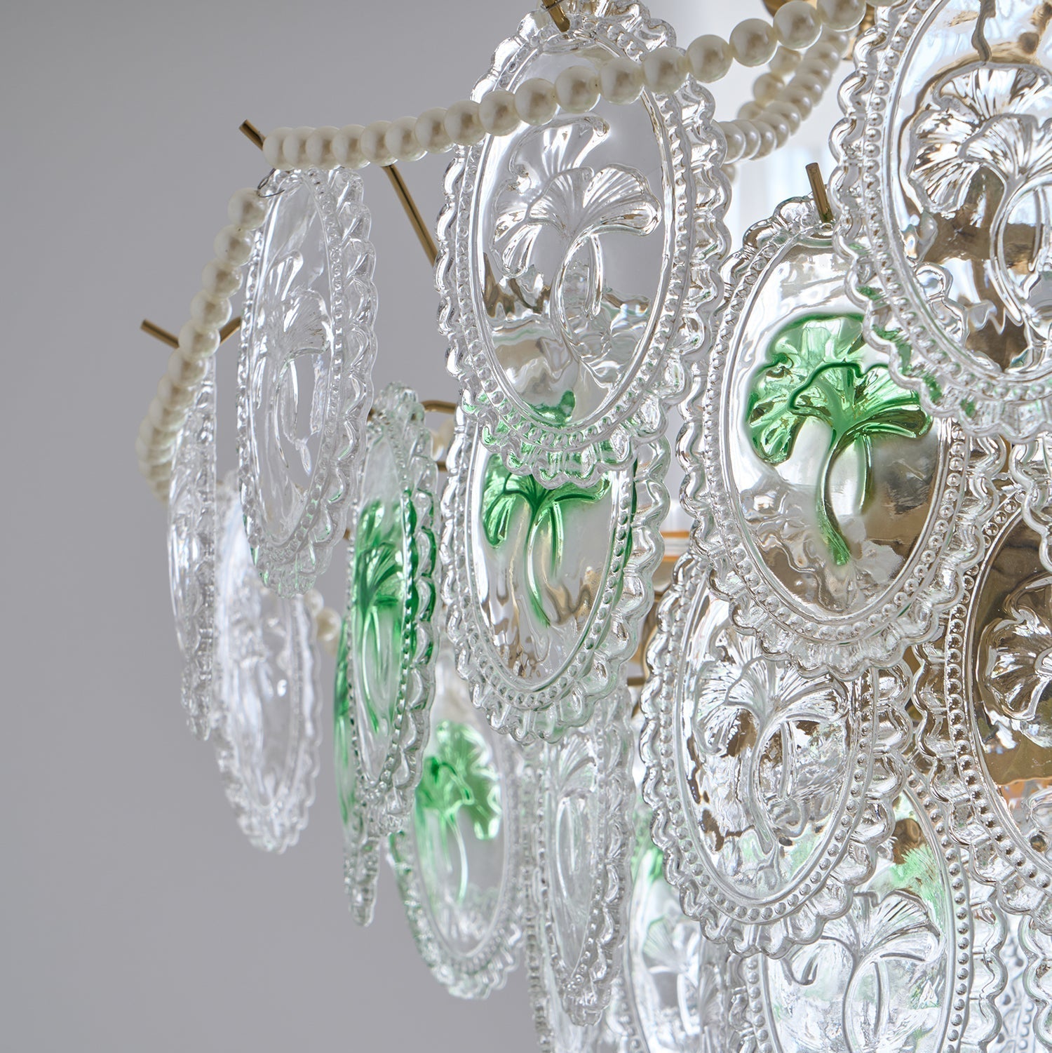 Havin Chandelier Lustrous pearls - Lamp Copper