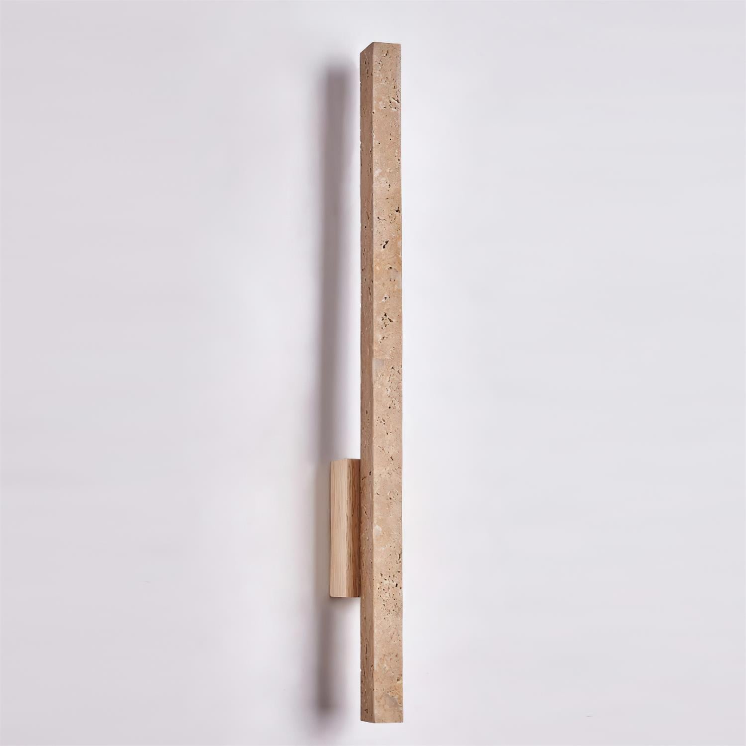 Opalyn Slim Travertine Wall Lamp - Lamp Copper