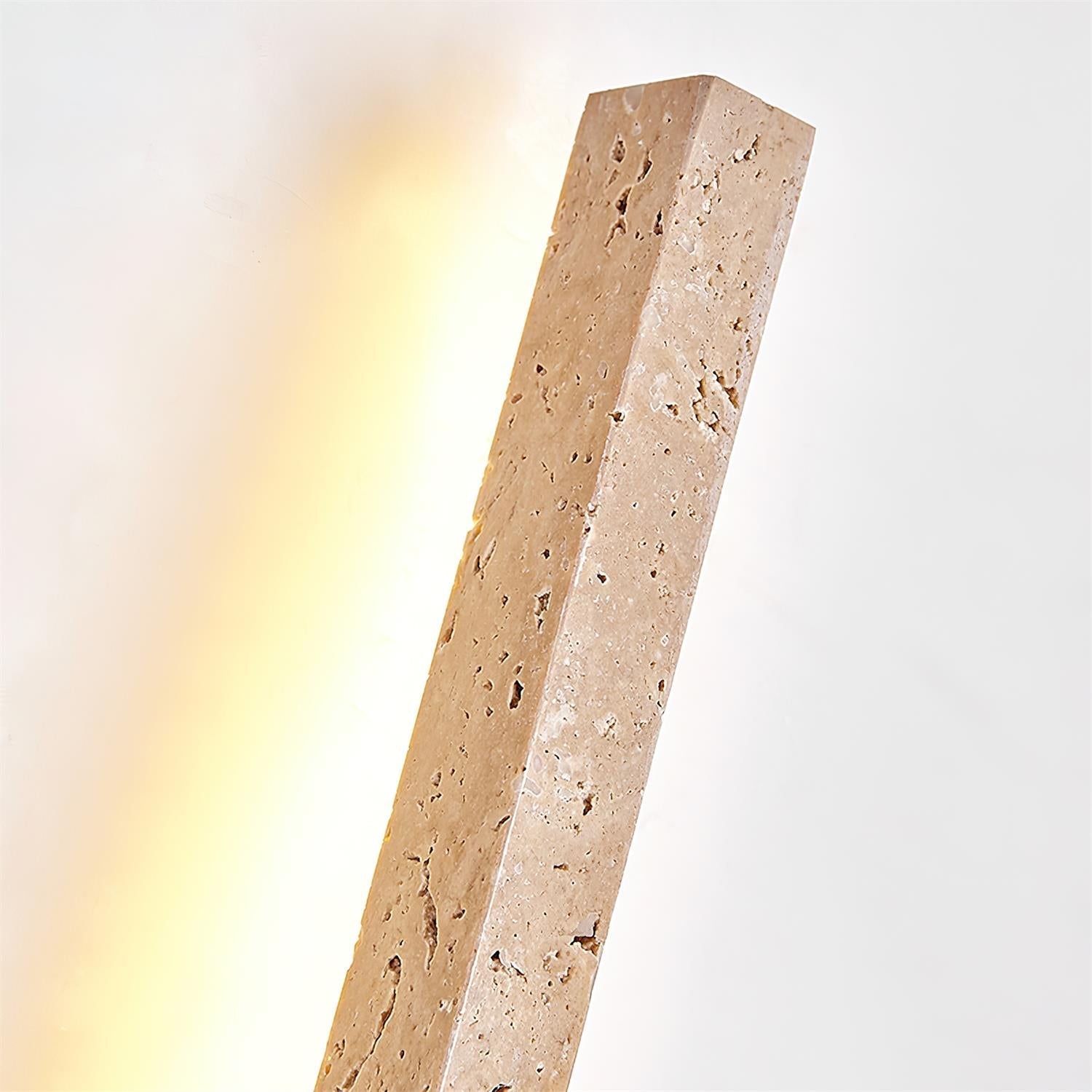 Opalyn Slim Travertine Wall Lamp - Lamp Copper