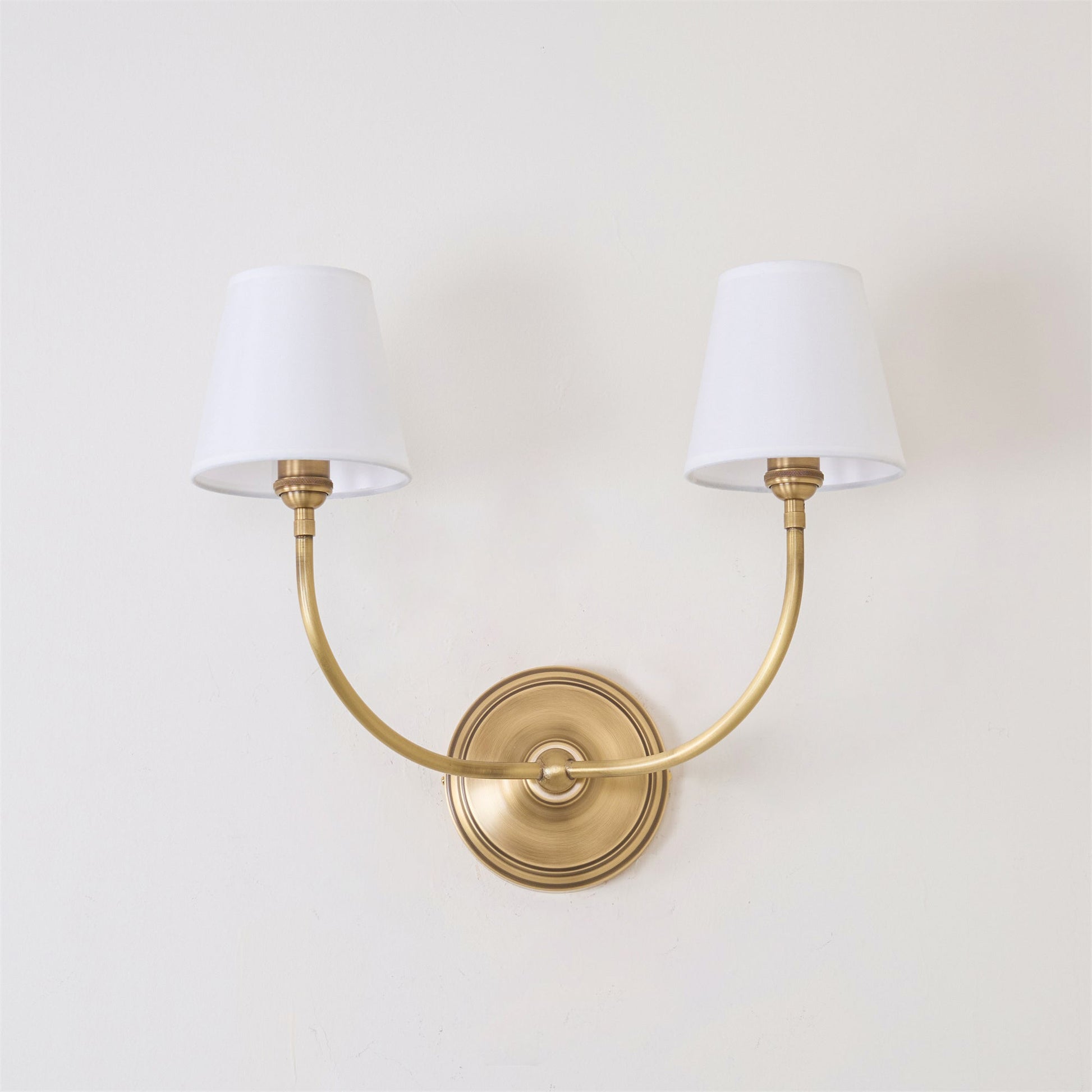 Victor Wall Lamp Black Bronze Fabric - Lamp Copper