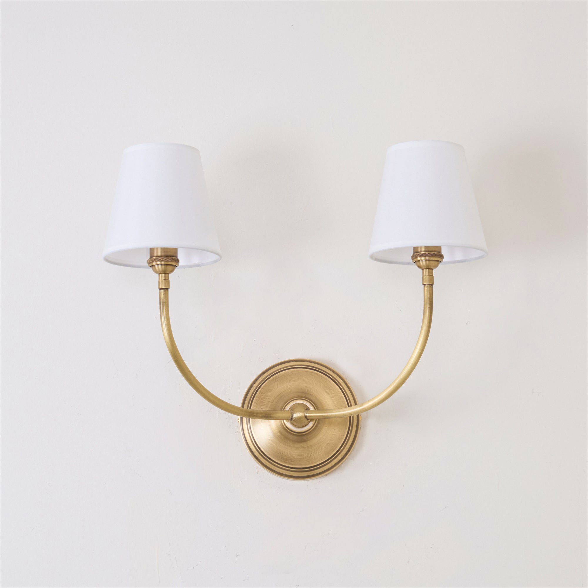Victor Wall Lamp Black Bronze Fabric - Lamp Copper