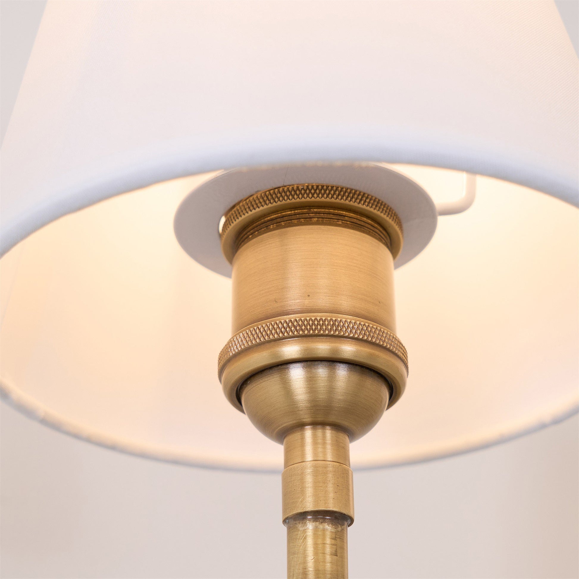 Victor Wall Lamp Black Bronze Fabric - Lamp Copper