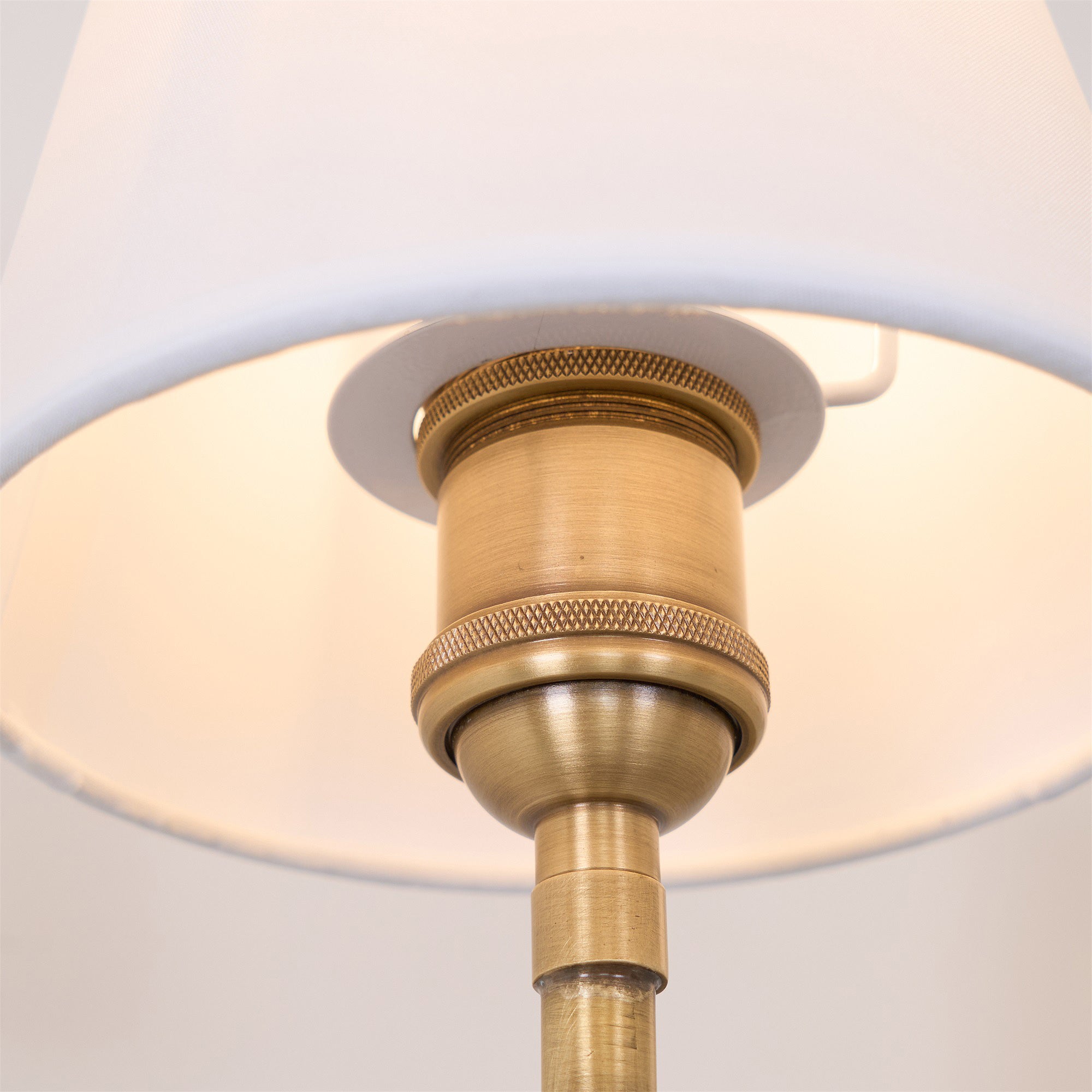 Victor Wall Lamp Black Bronze Fabric - Lamp Copper