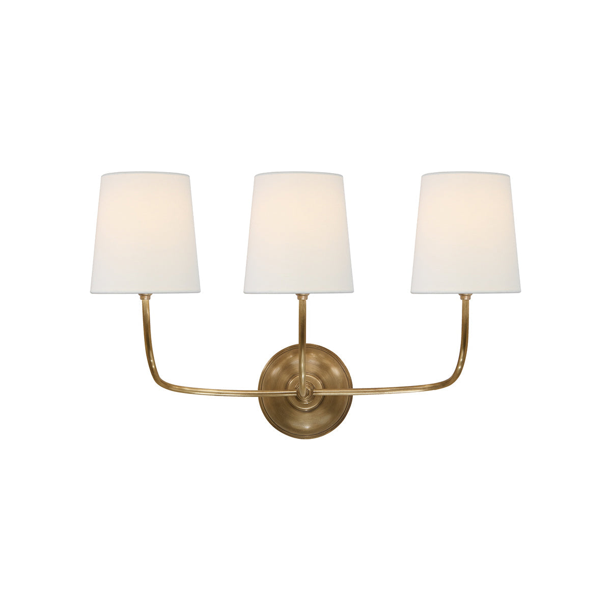 Victor Wall Lamp Black Bronze Fabric - Lamp Copper