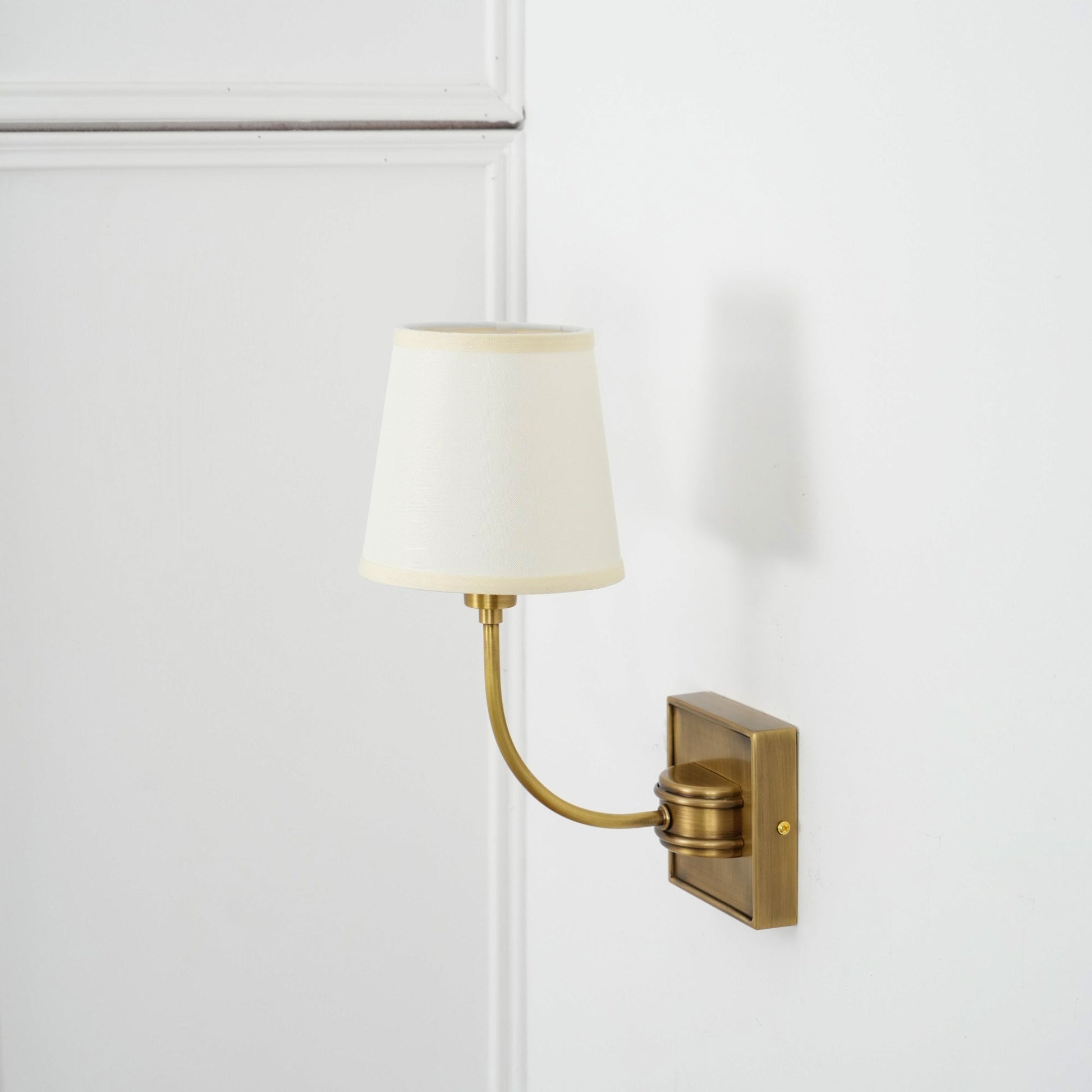 Victor Wall Lamp Black Bronze Fabric - Lamp Copper