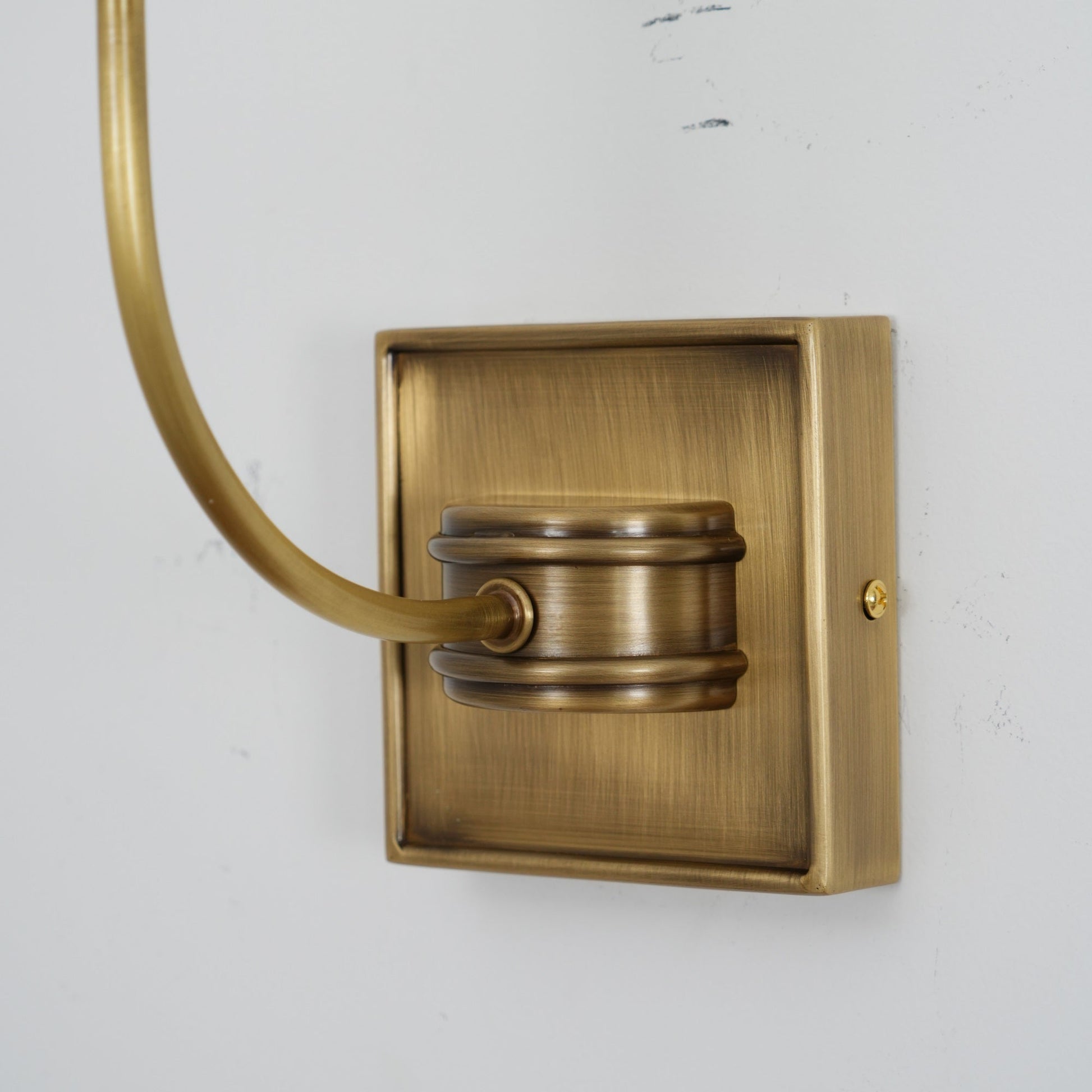 Victor Wall Lamp Black Bronze Fabric - Lamp Copper