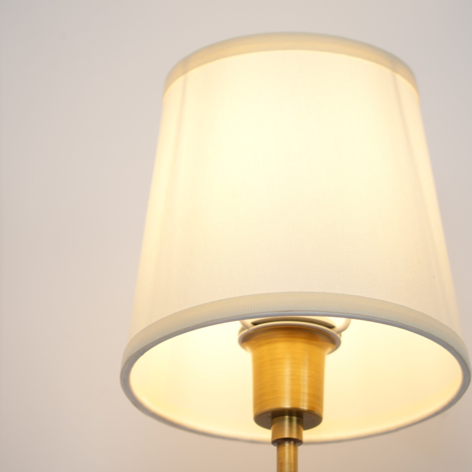 Victor Wall Lamp Black Bronze Fabric - Lamp Copper