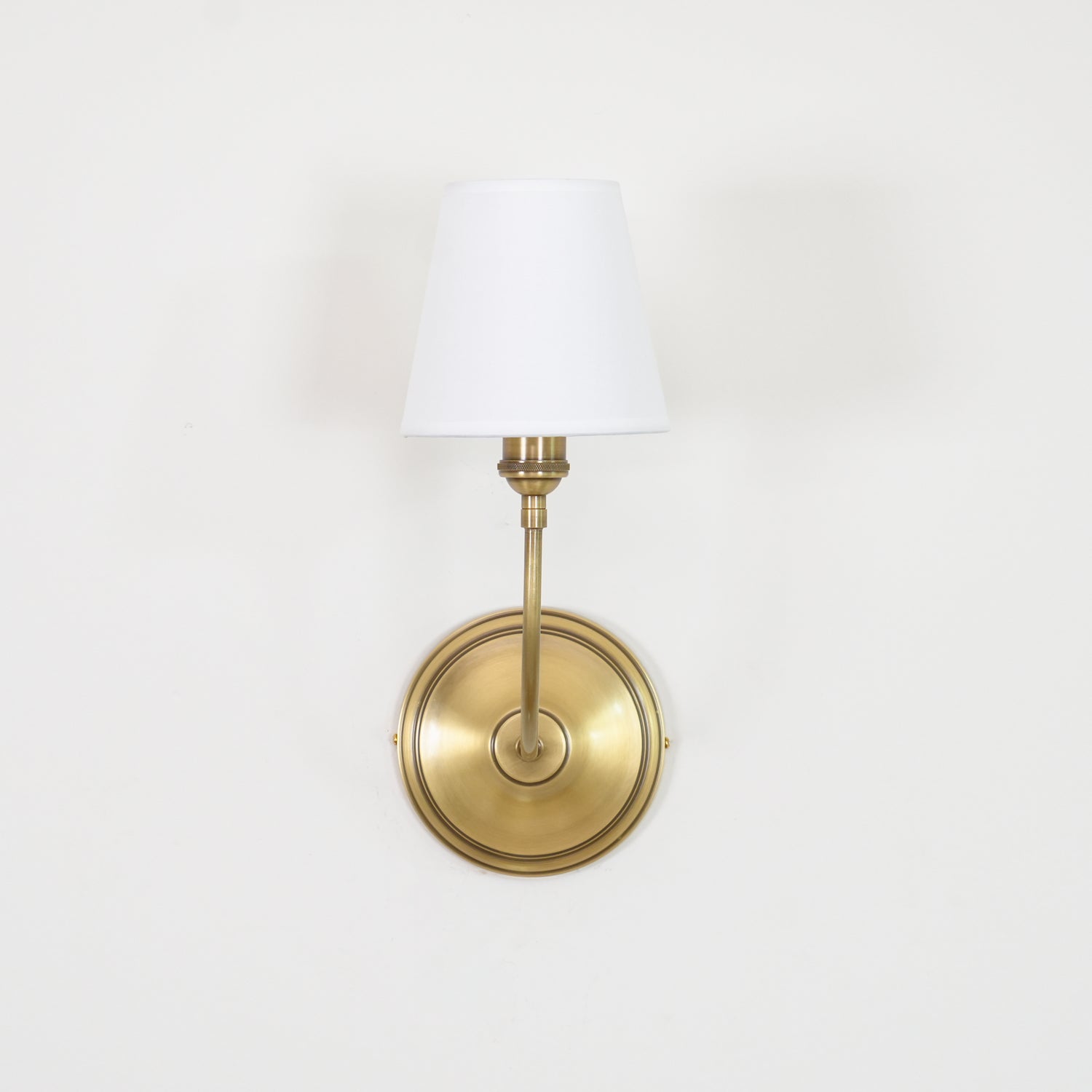 Victor Wall Lamp Black Bronze Fabric - Lamp Copper