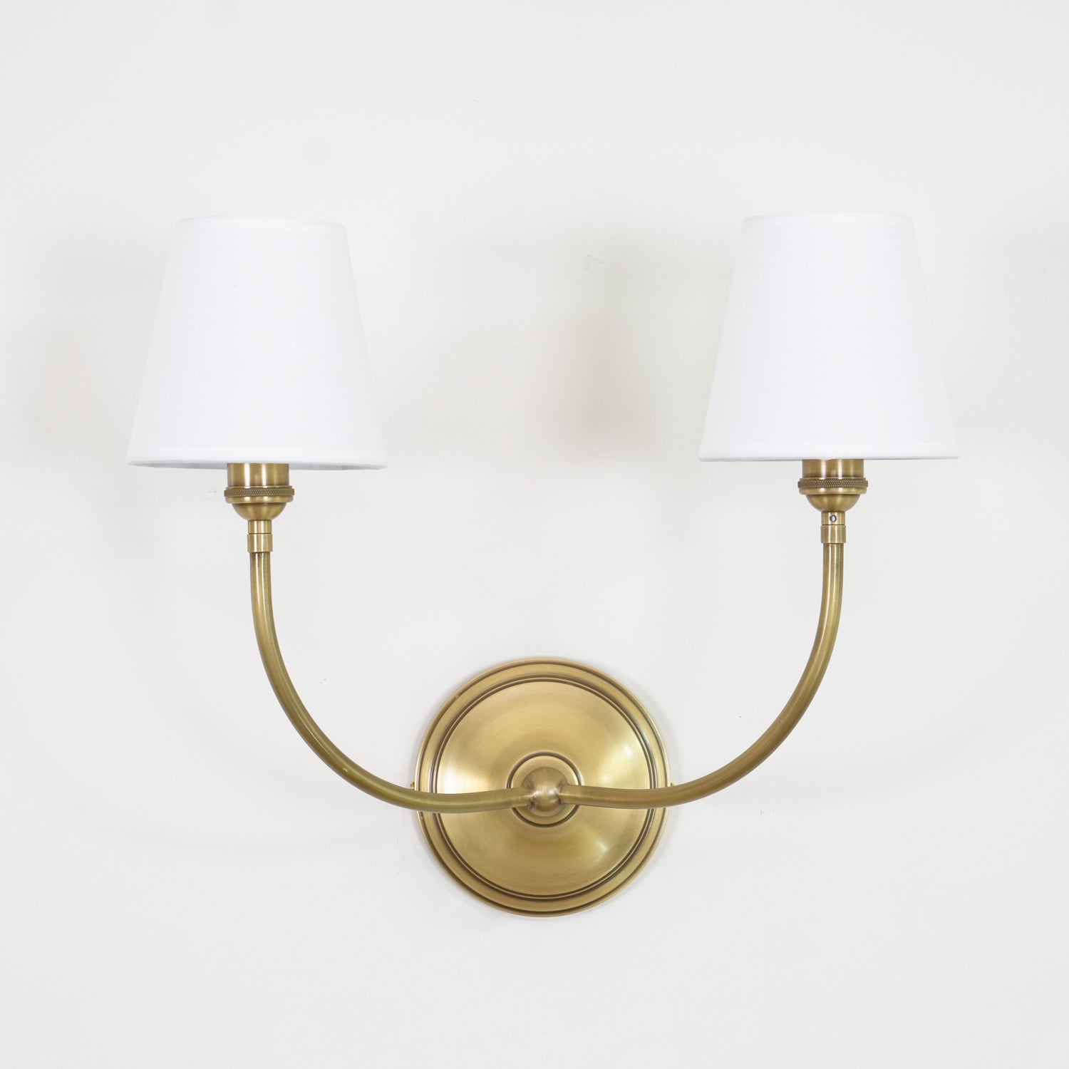 Victor Wall Lamp Black Bronze Fabric - Lamp Copper