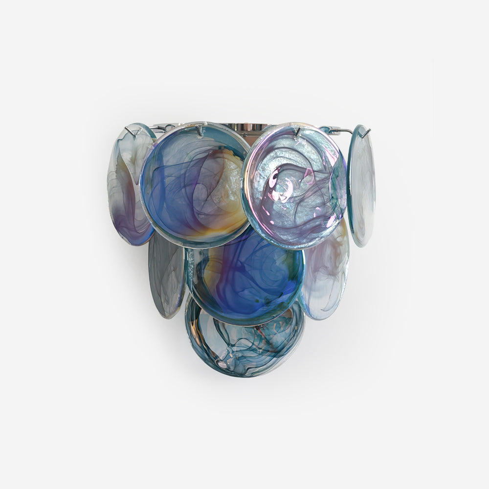 Ephira Multicolor Glass Wall Lamp - Lamp Copper