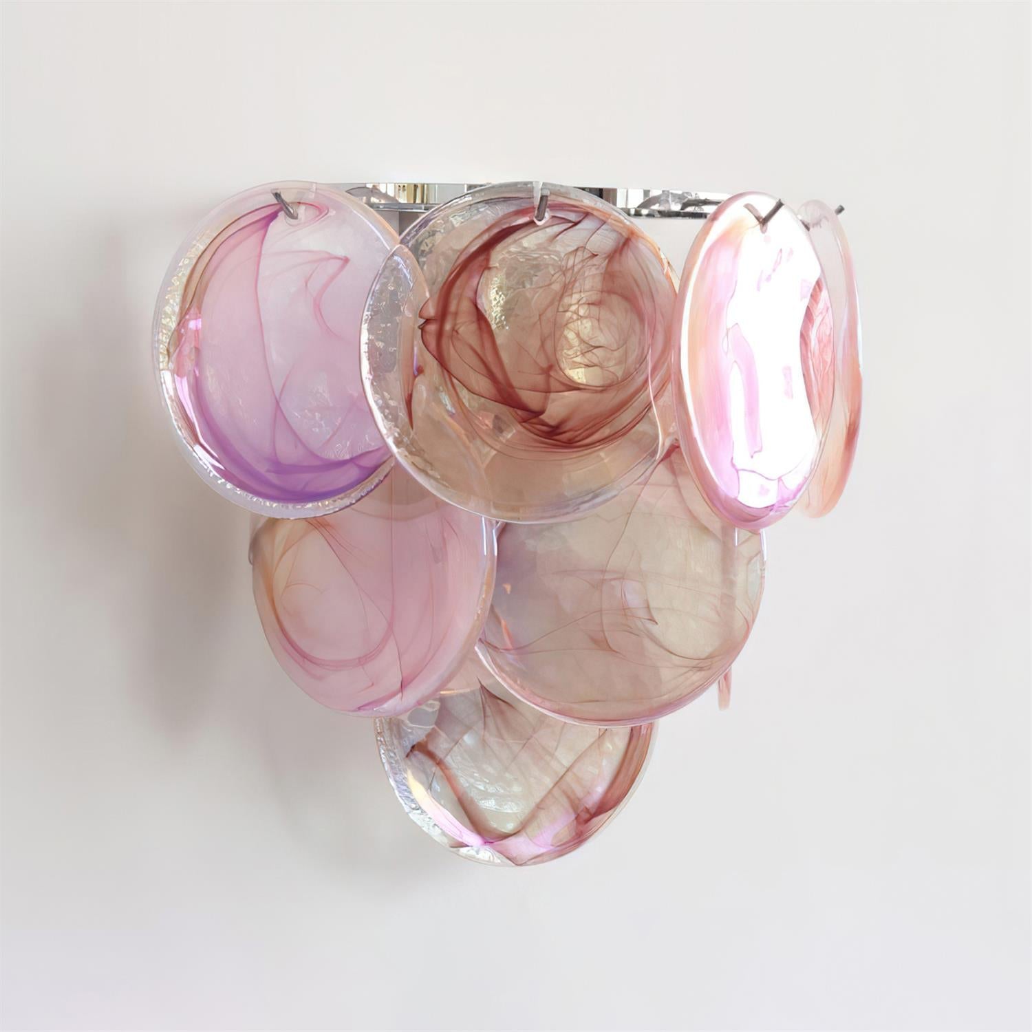 Ephira Multicolor Glass Wall Lamp - Lamp Copper