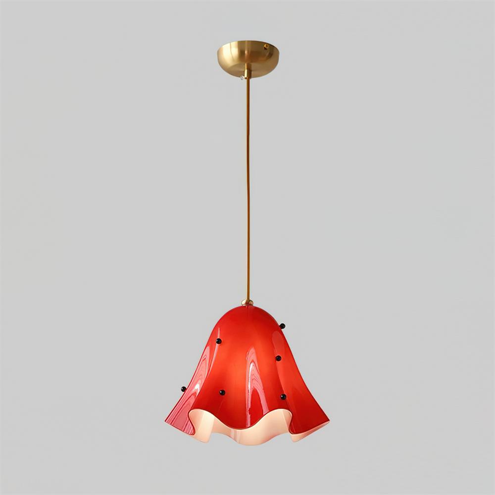 Liora Bell Glass Pendant Light - Lamp Copper