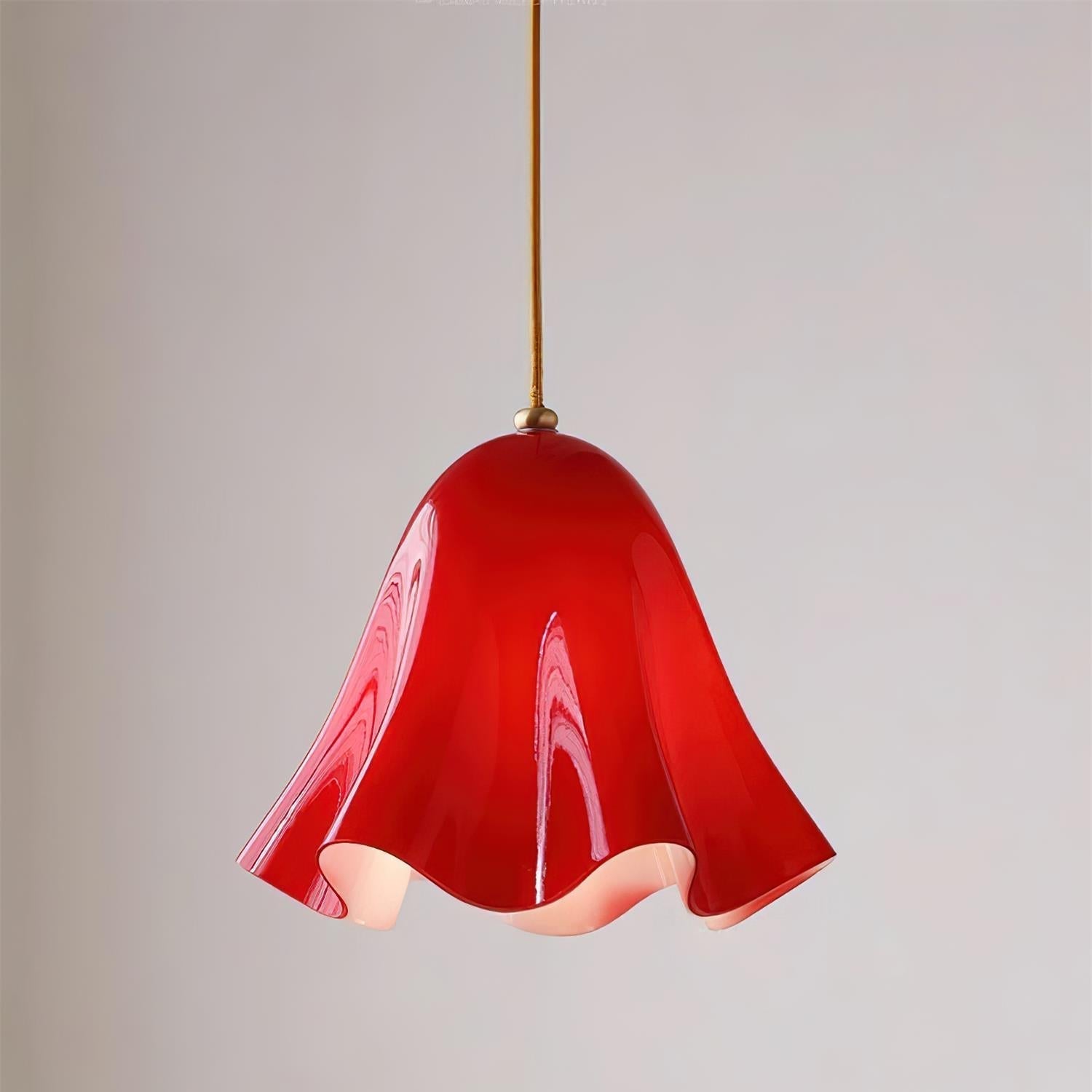 Liora Bell Glass Pendant Light - Lamp Copper