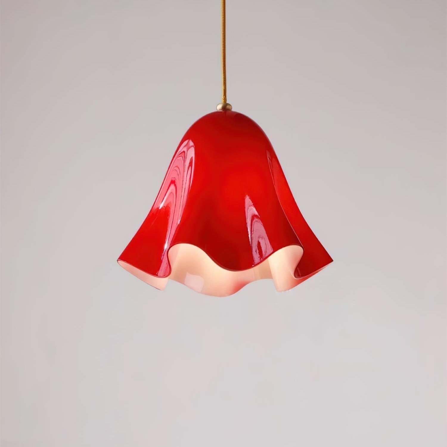 Liora Bell Glass Pendant Light - Lamp Copper