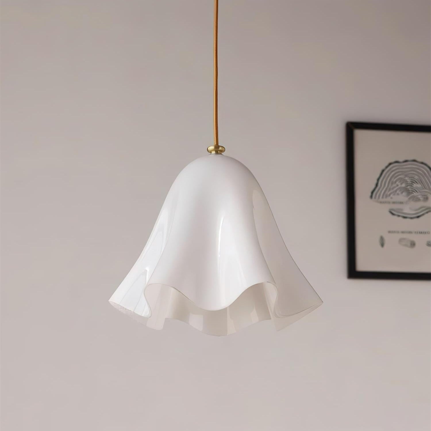 Liora Bell Glass Pendant Light - Lamp Copper