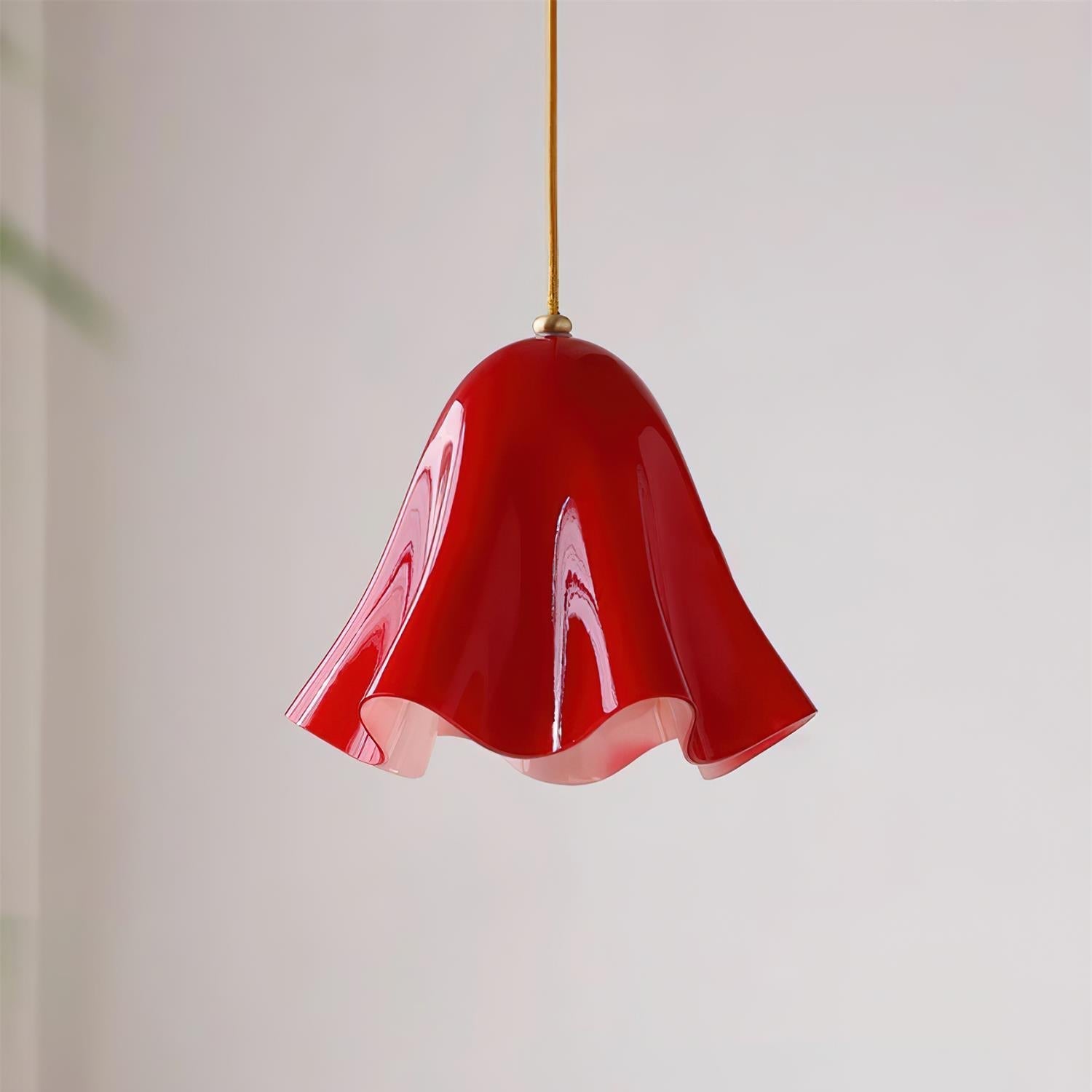 Liora Bell Glass Pendant Light - Lamp Copper