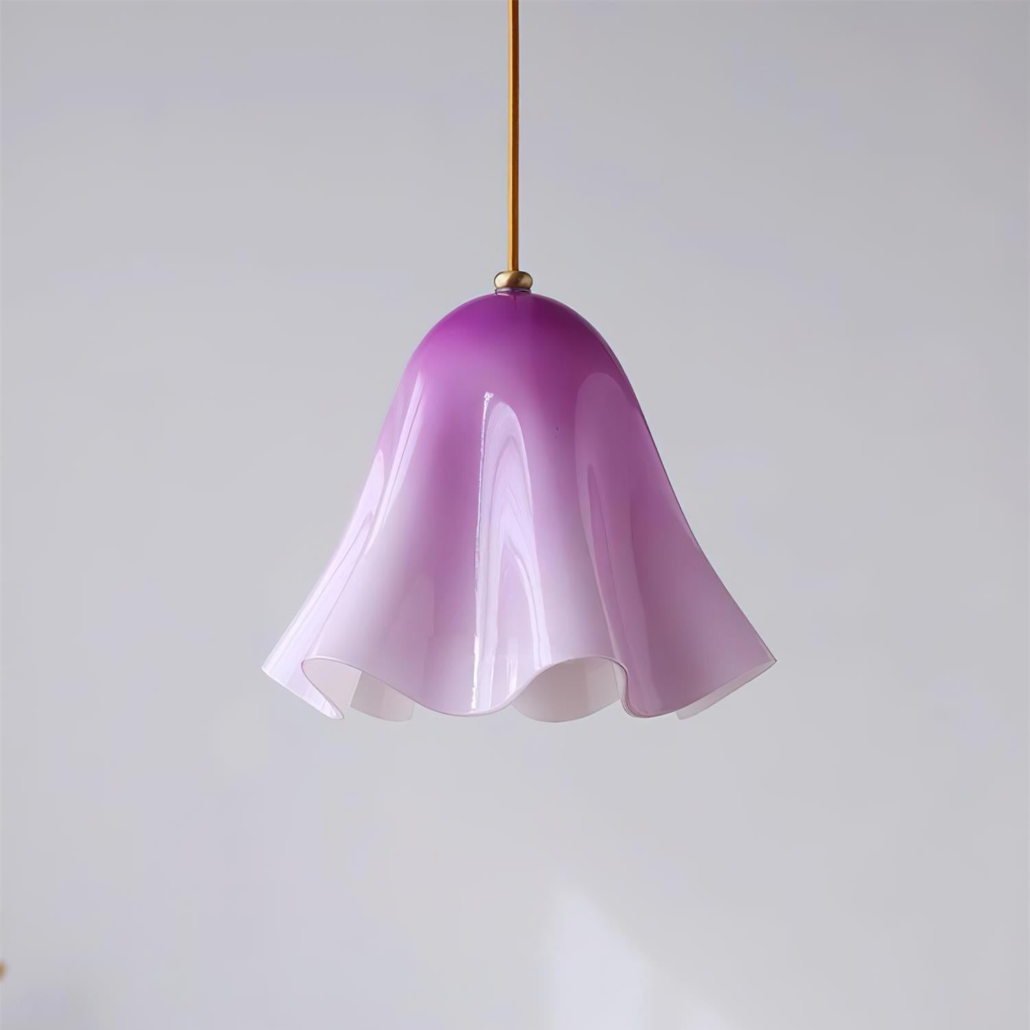 Liora Bell Glass Pendant Light - Lamp Copper