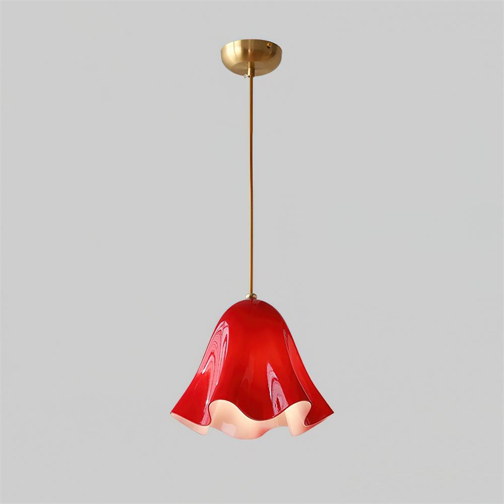 Liora Bell Glass Pendant Light - Lamp Copper