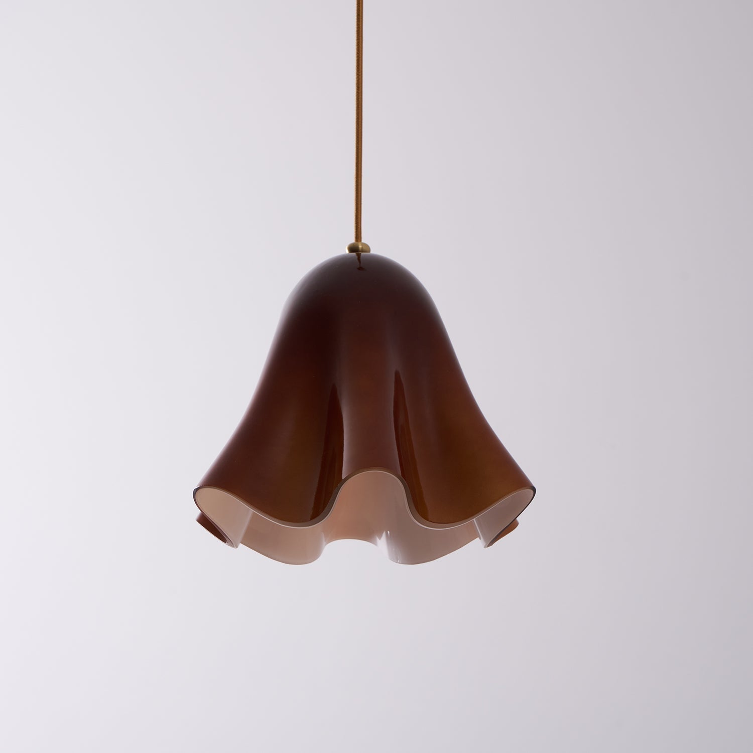 Liora Bell Glass Pendant Light - Lamp Copper