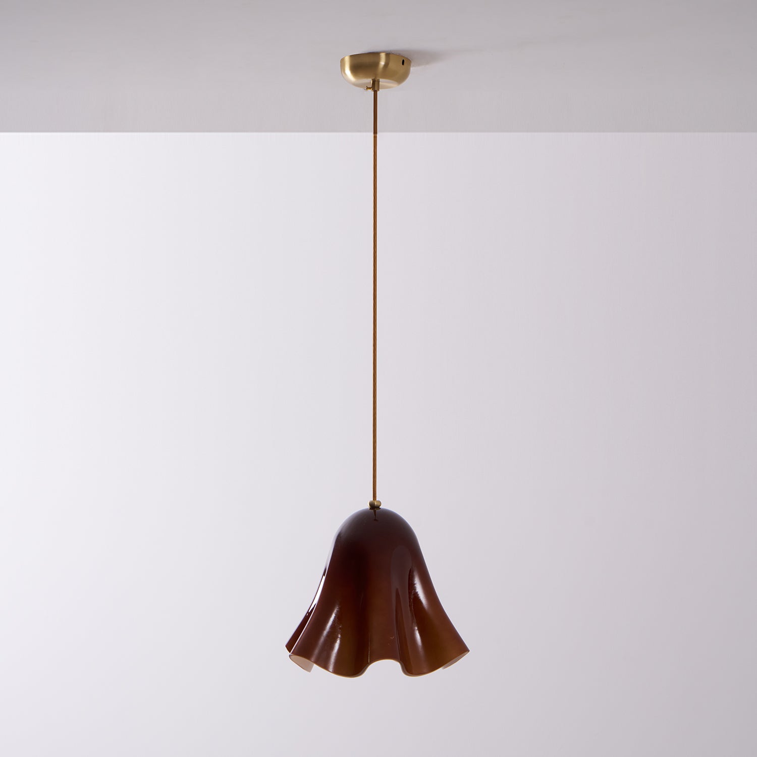 Liora Bell Glass Pendant Light - Lamp Copper