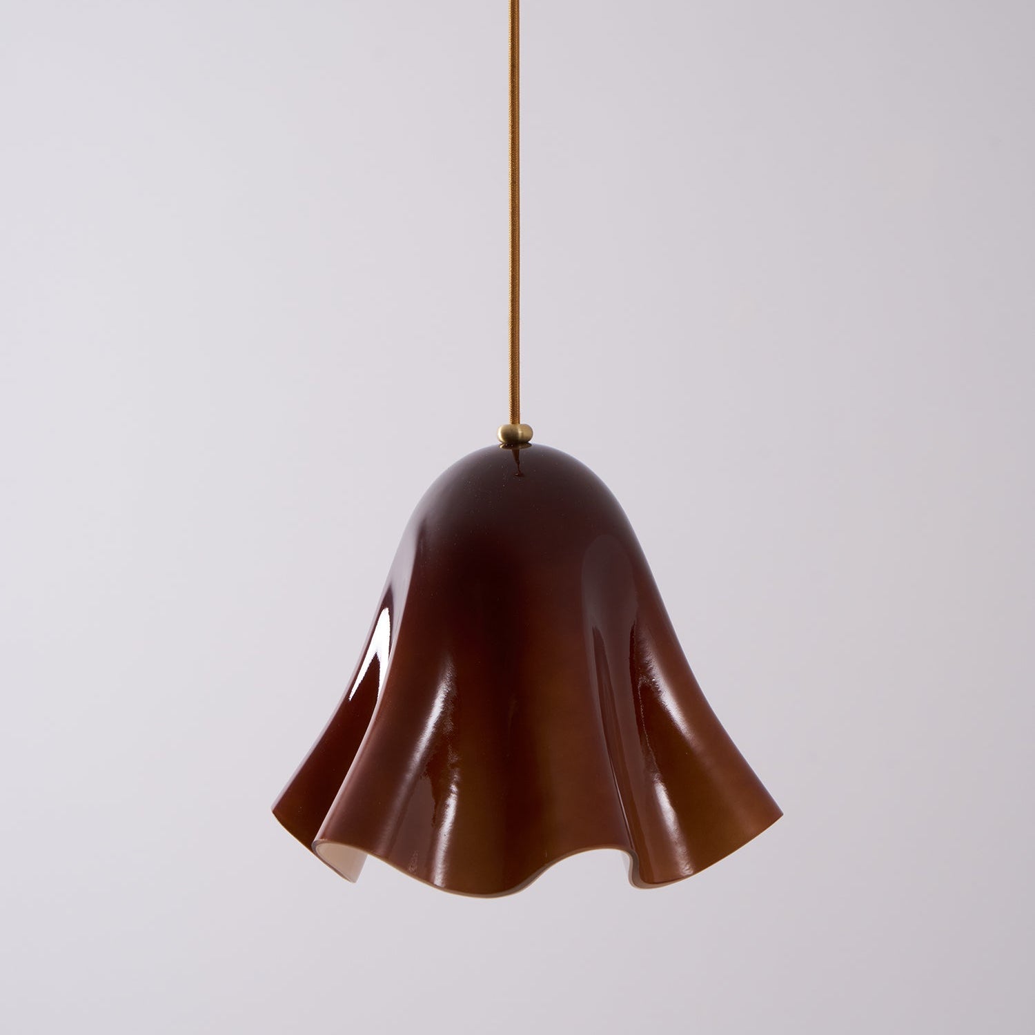 Liora Bell Glass Pendant Light - Lamp Copper