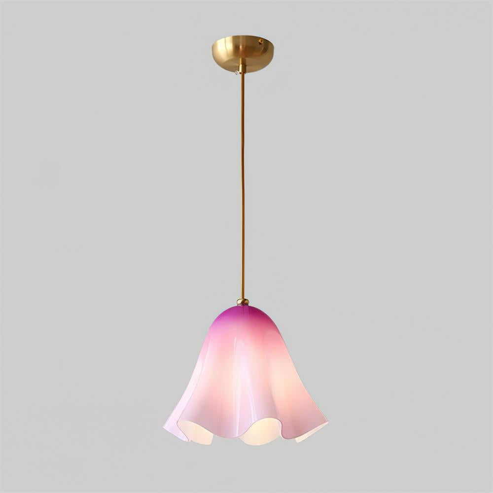 Liora Bell Glass Pendant Light - Lamp Copper