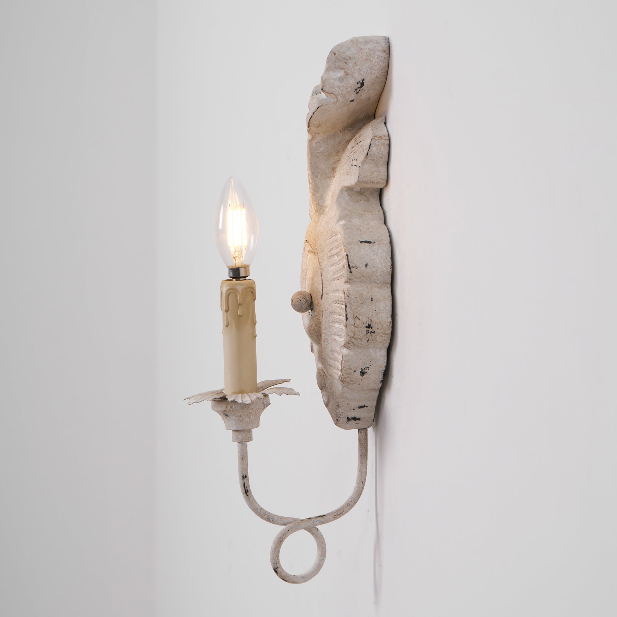 Louis Indoor Wall Lamp Wood - Lamp Copper