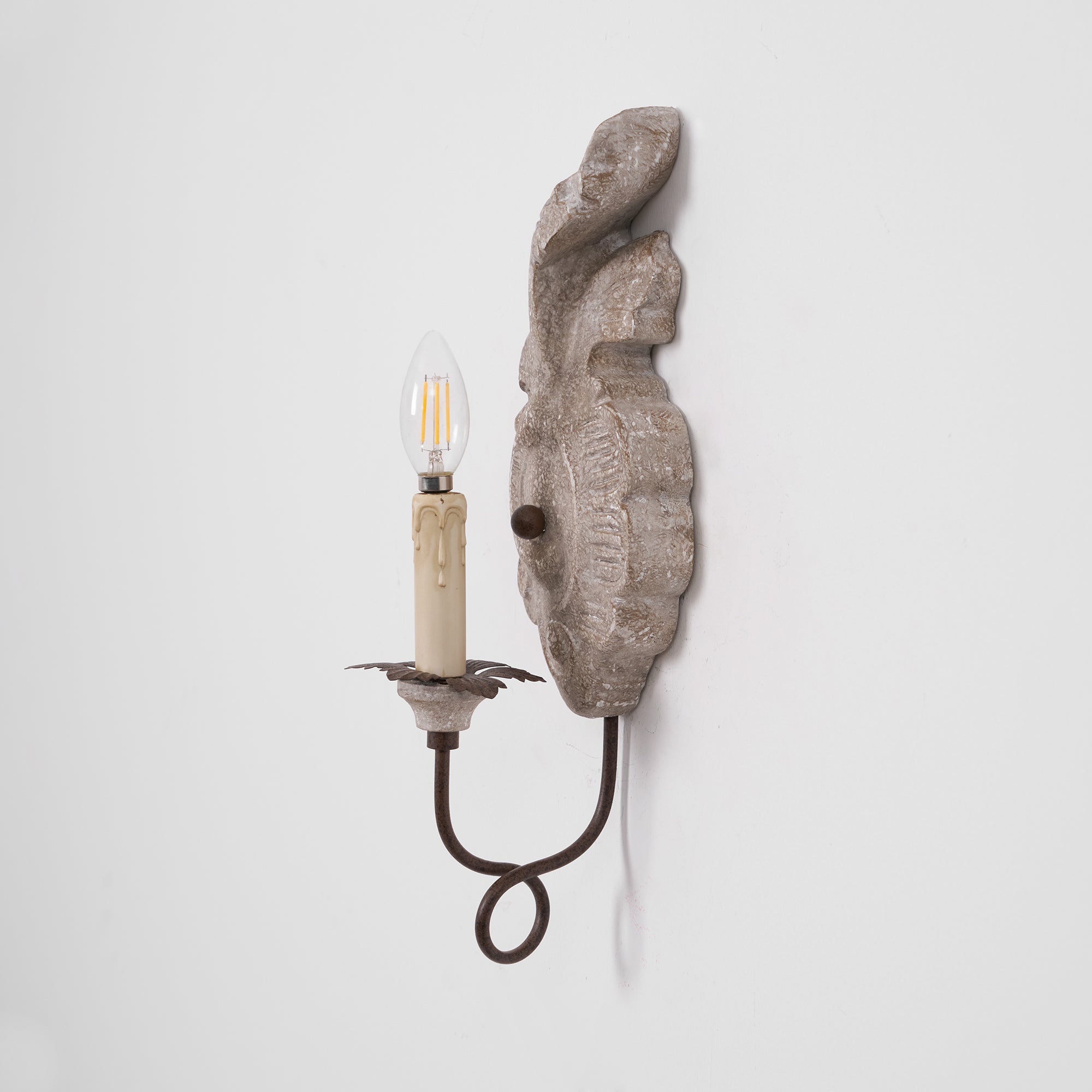 Louis Indoor Wall Lamp Wood - Lamp Copper