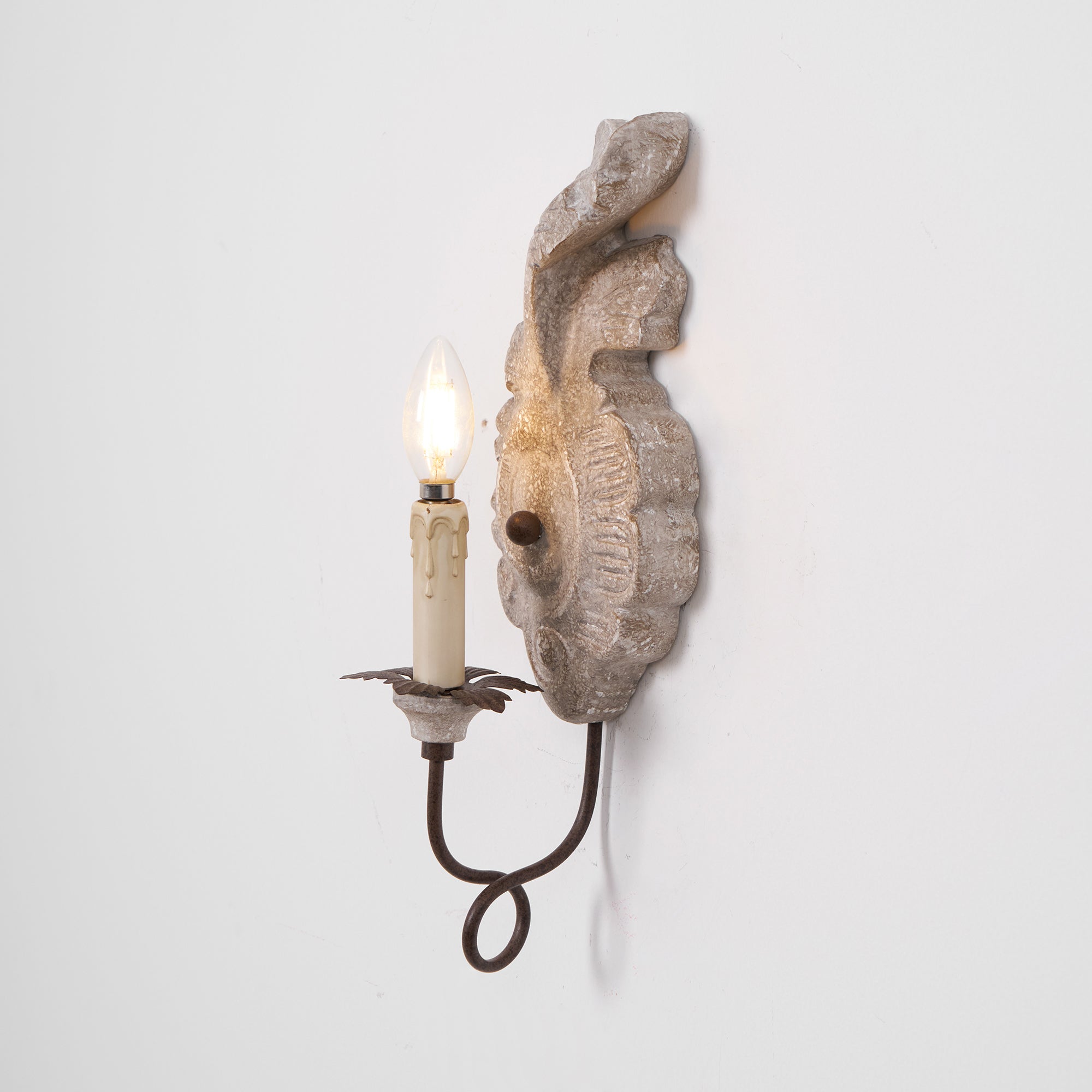 Louis Indoor Wall Lamp Wood - Lamp Copper