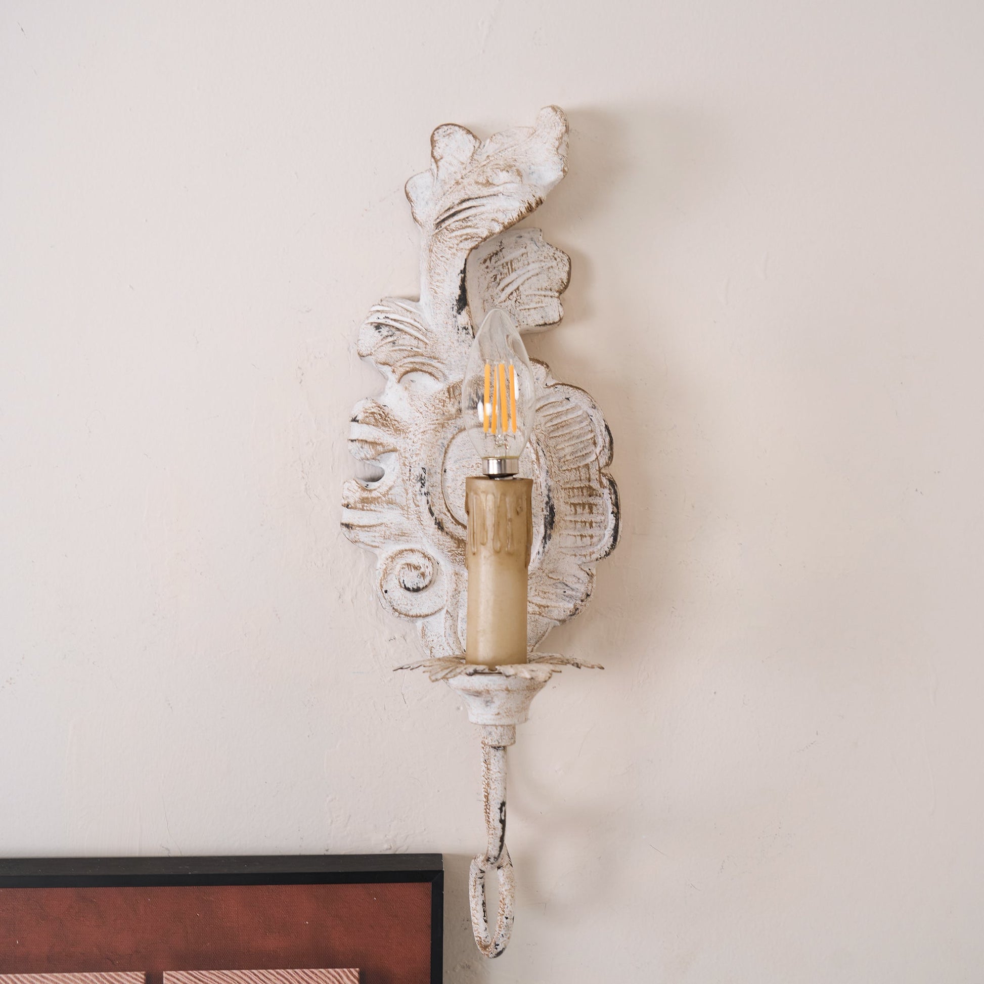 Louis Indoor Wall Lamp Wood - Lamp Copper