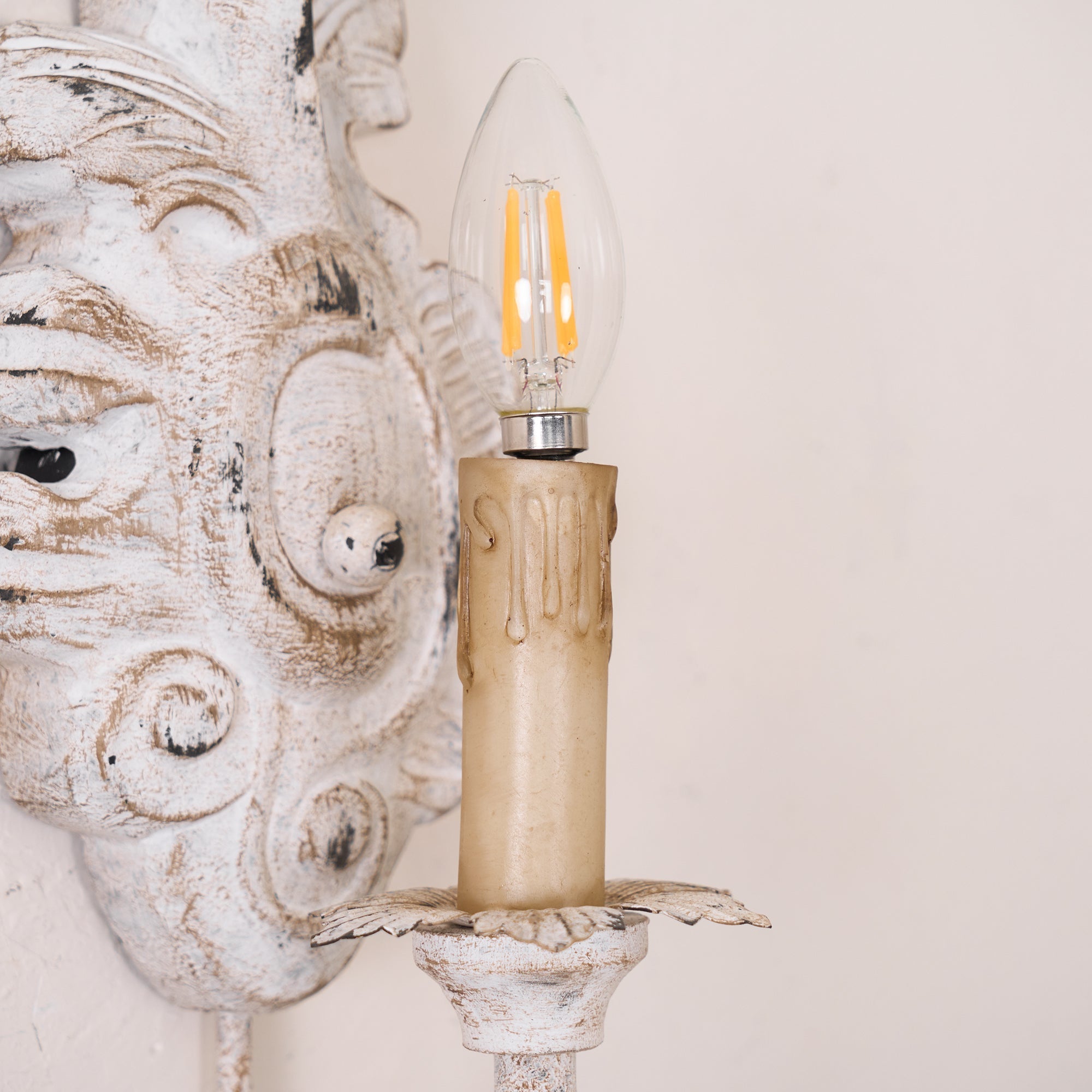Louis Indoor Wall Lamp Wood - Lamp Copper