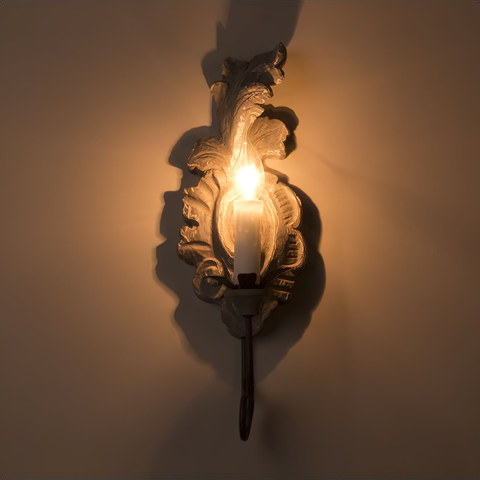Louis Indoor Wall Lamp Wood - Lamp Copper