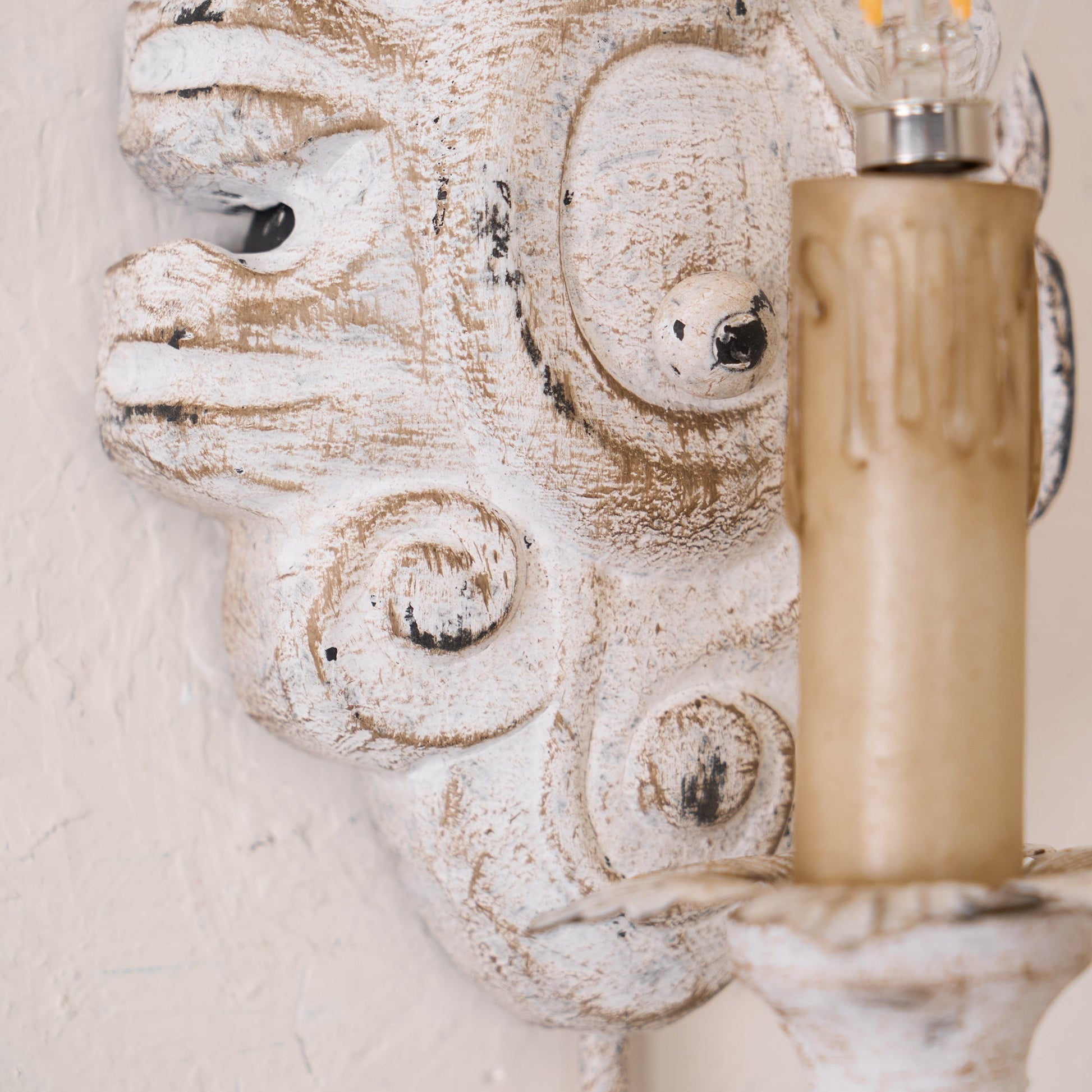Louis Indoor Wall Lamp Wood - Lamp Copper